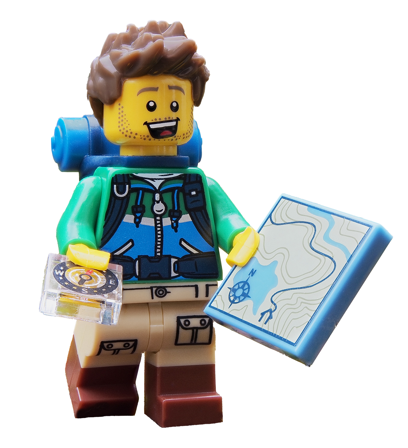 Adventurous LEGO minifigure