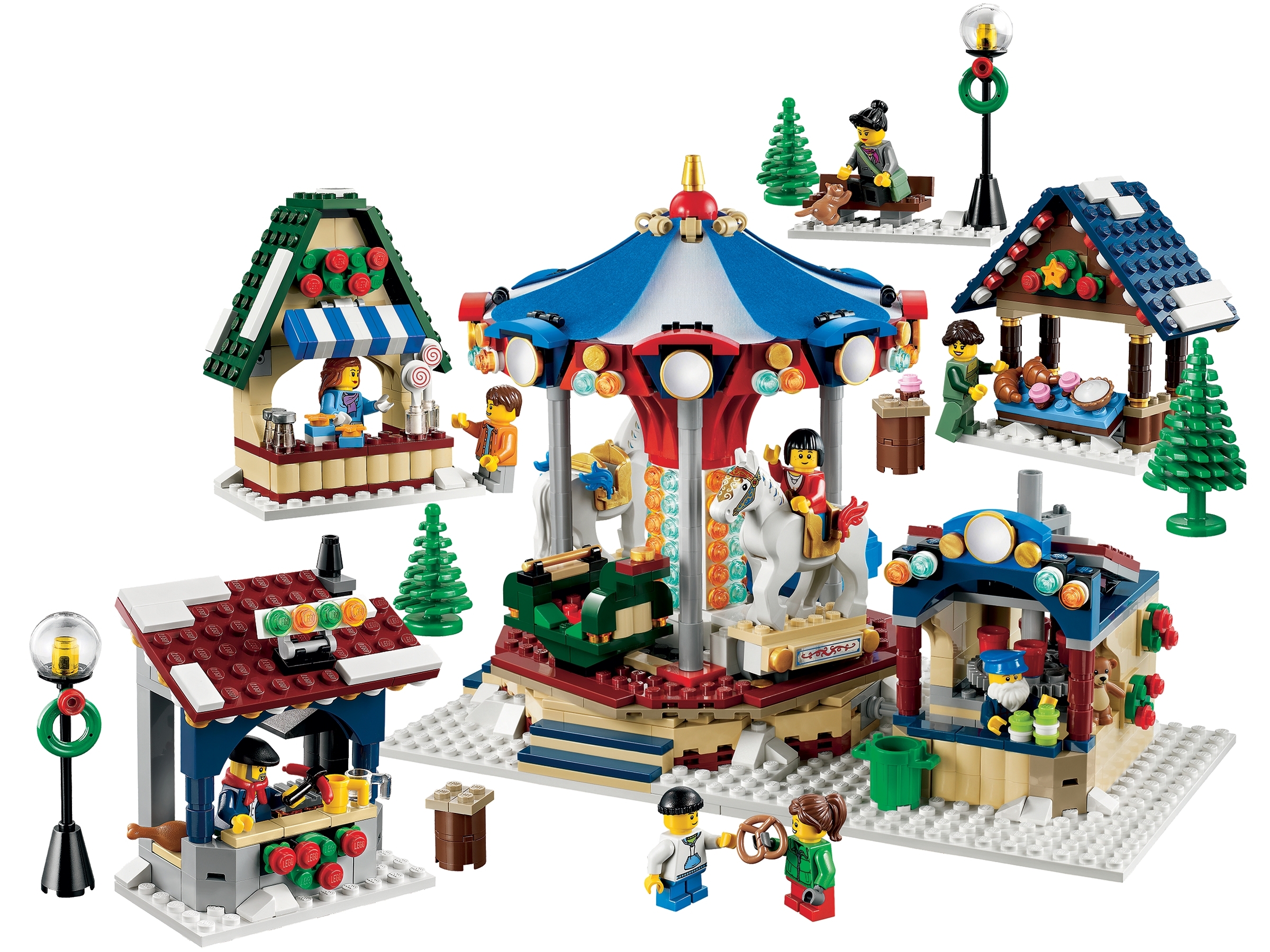LEGO set 10235-1 Winter Village Market - Image 1