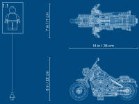 LEGO set 10269-1 Harley-Davidson Fat Boy - Image 4