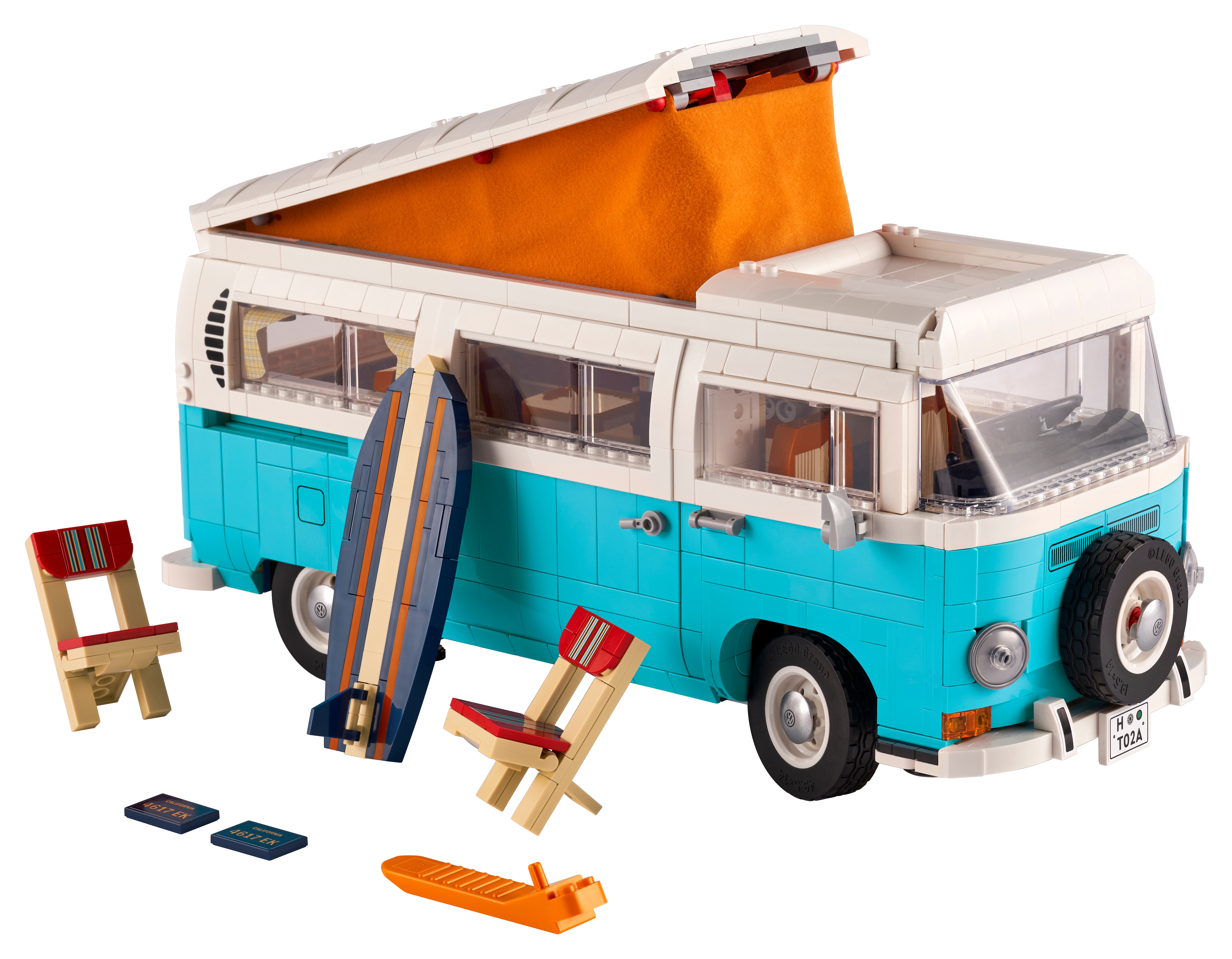 LEGO set 10279-1 Volkswagen T2 Camper Van - Image 1