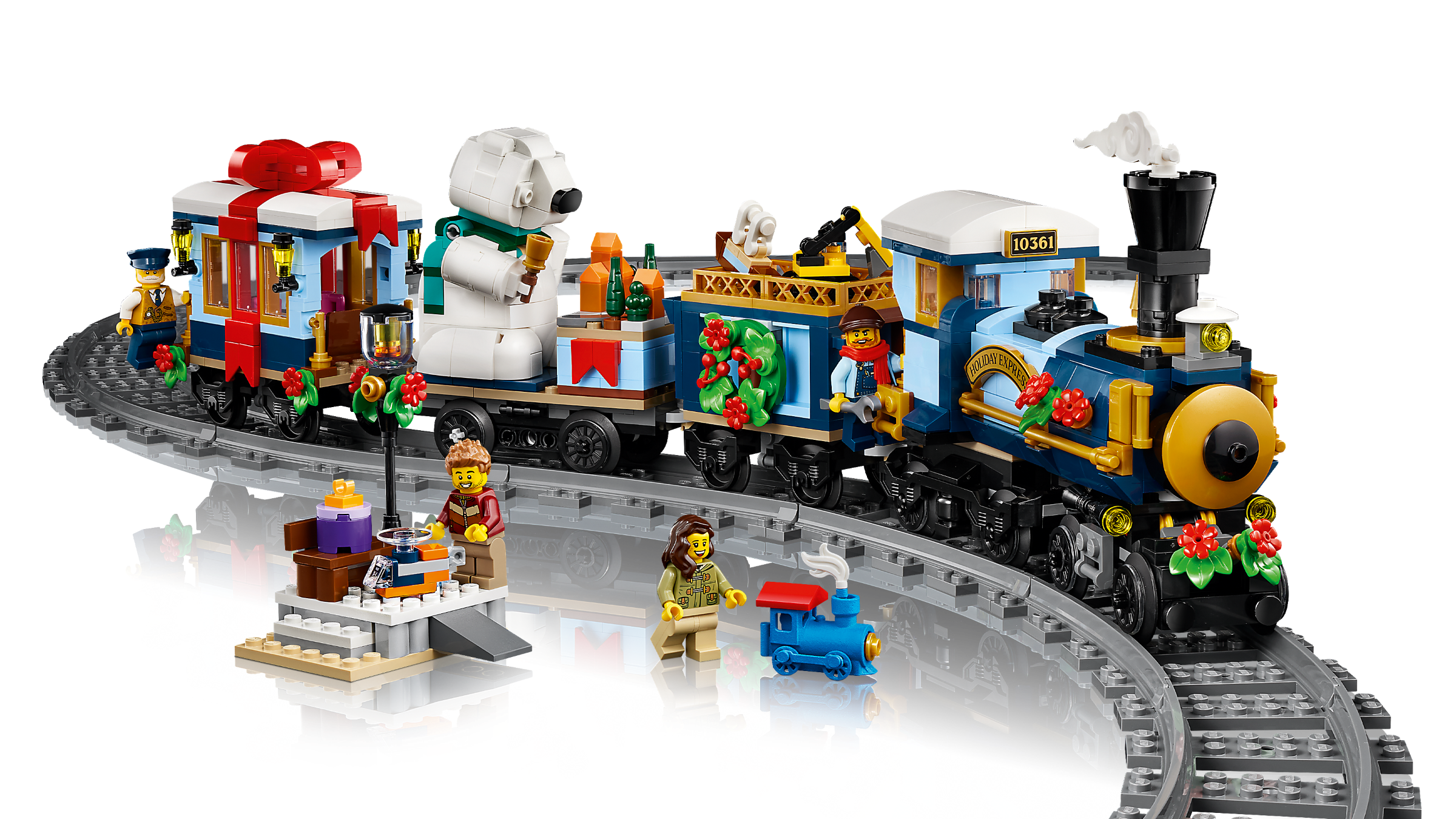 LEGO set 10361-1 Holiday Express Train - Image 1