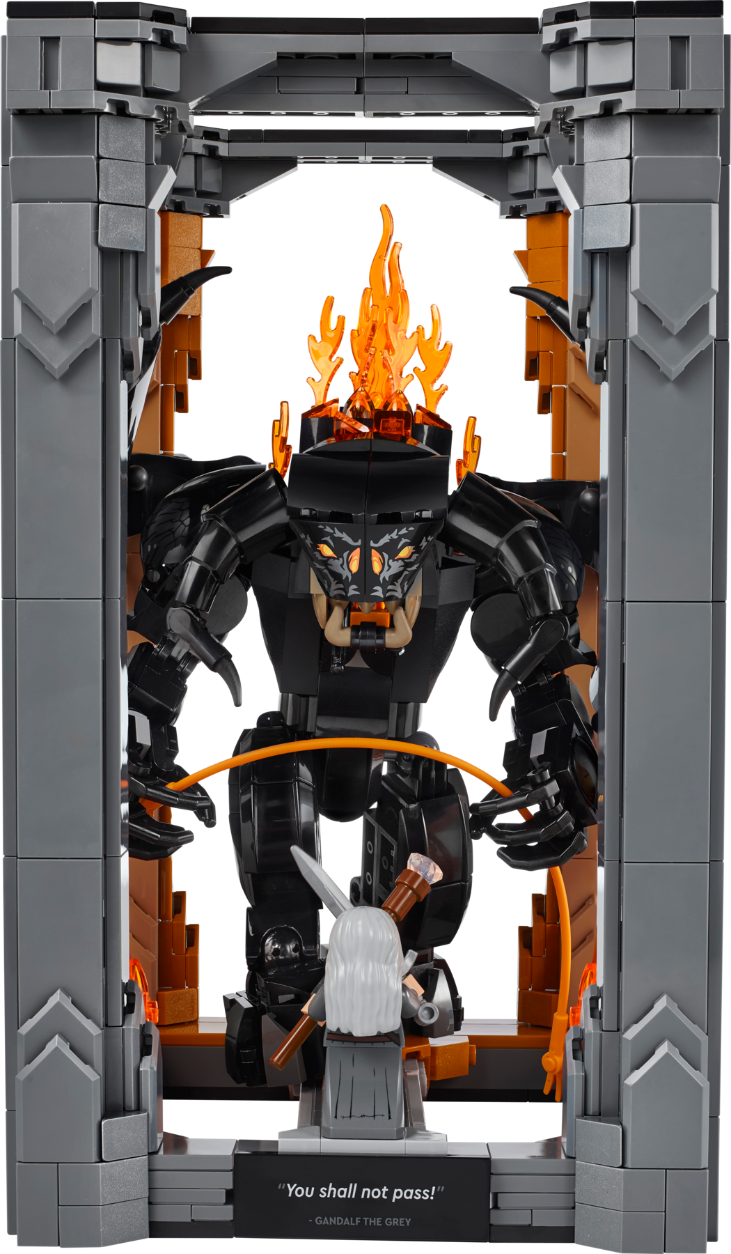 LEGO set 10367-1 The Lord of the Rings: Balrog Book Nook - Image 1