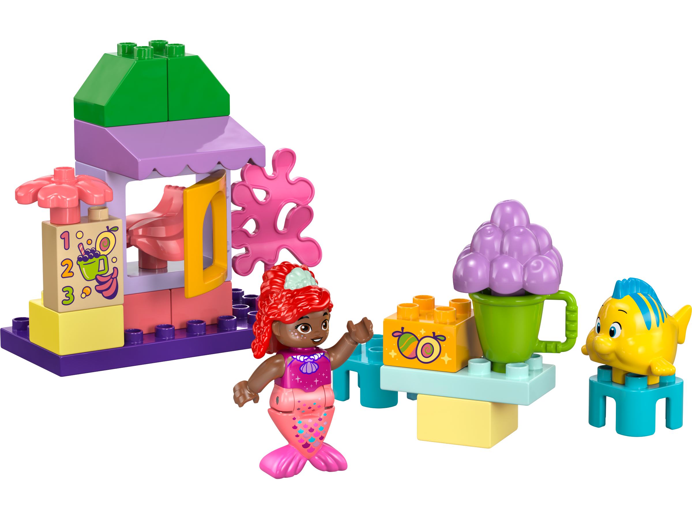 LEGO set 10420-1 Ariel and Flounder's Café Stand - Image 1