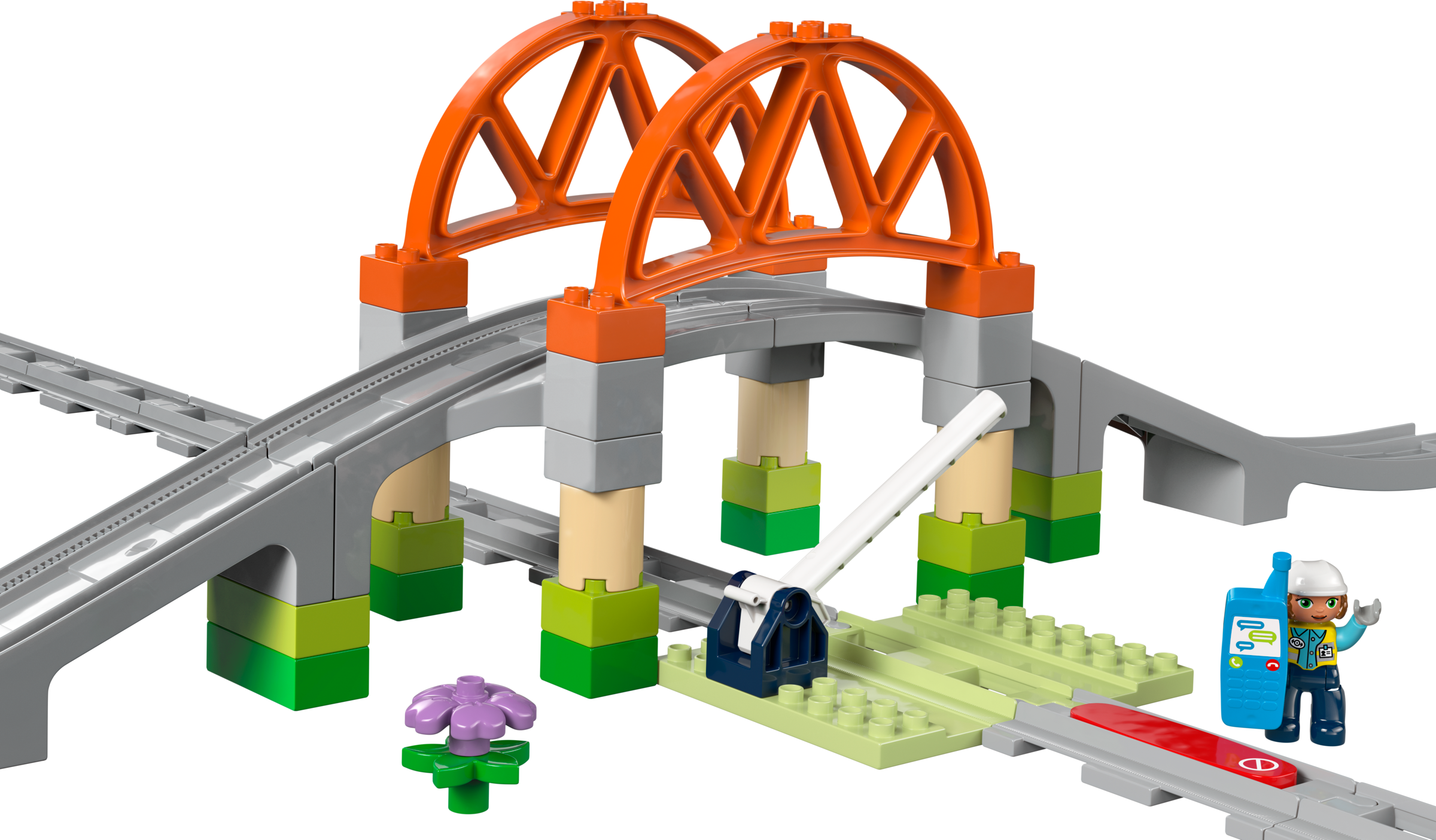 LEGO set 10426-1 Train Bridge and Tracks Expansion Set - Image 1