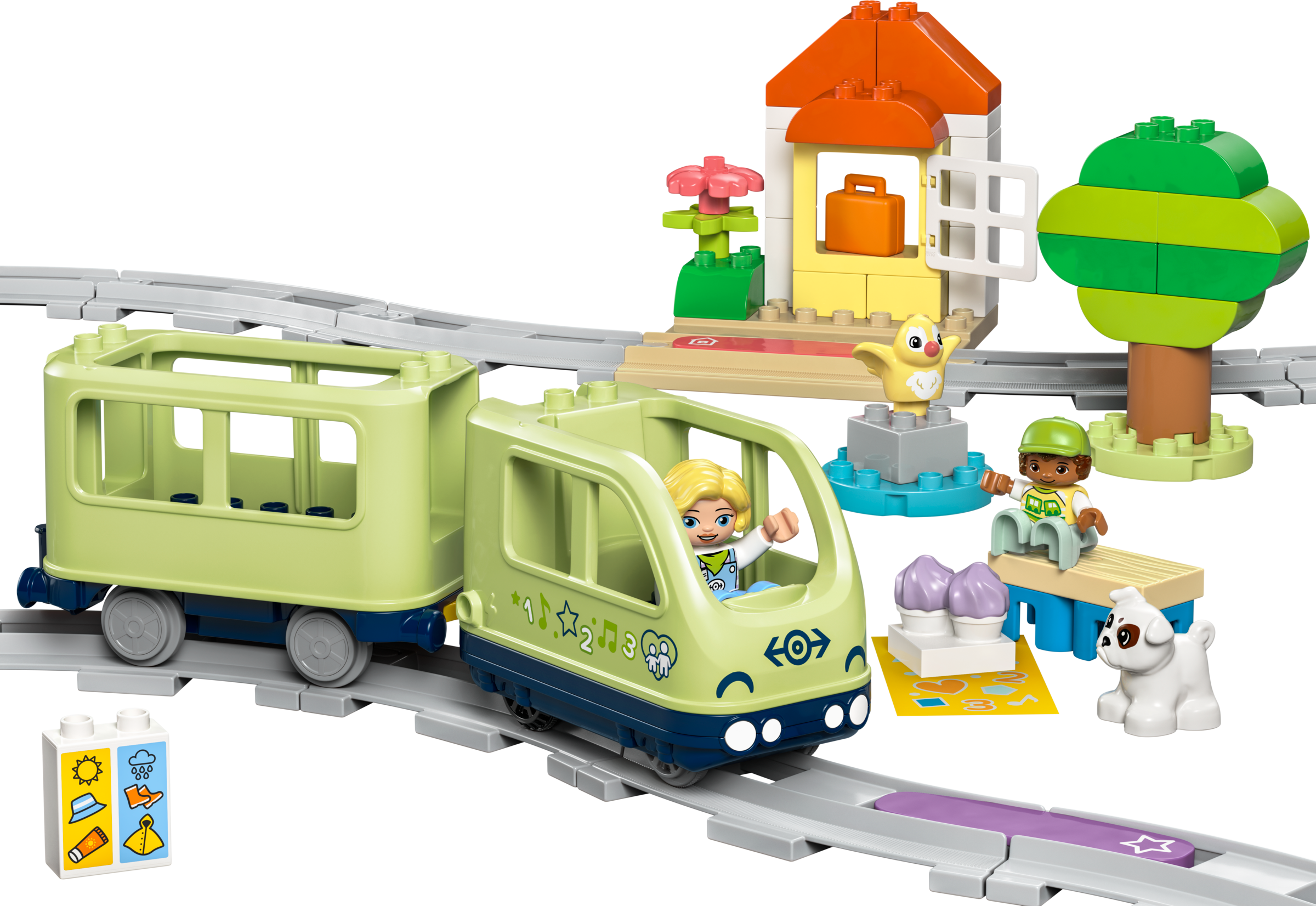 LEGO set 10427-1 Interactive Adventure Train - Image 1