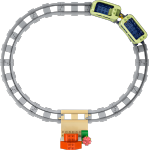 LEGO set 10427-1 Interactive Adventure Train - Image 3