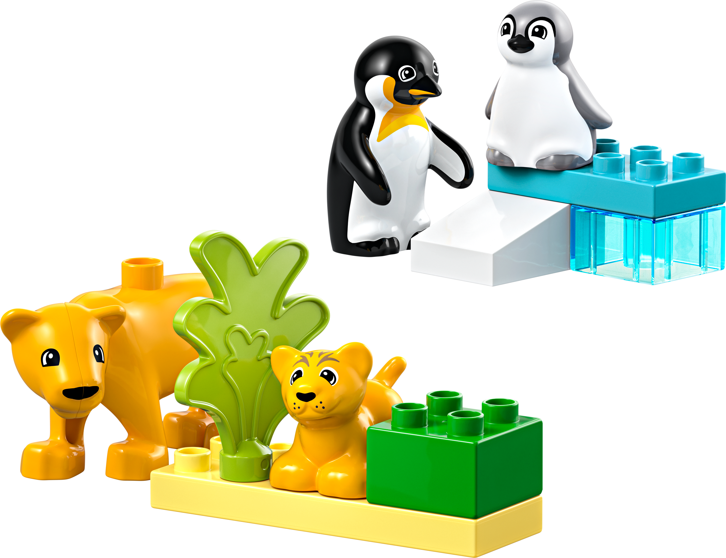 LEGO set 10442-1 Wild Animal Families: Penguins & Lions - Image 1