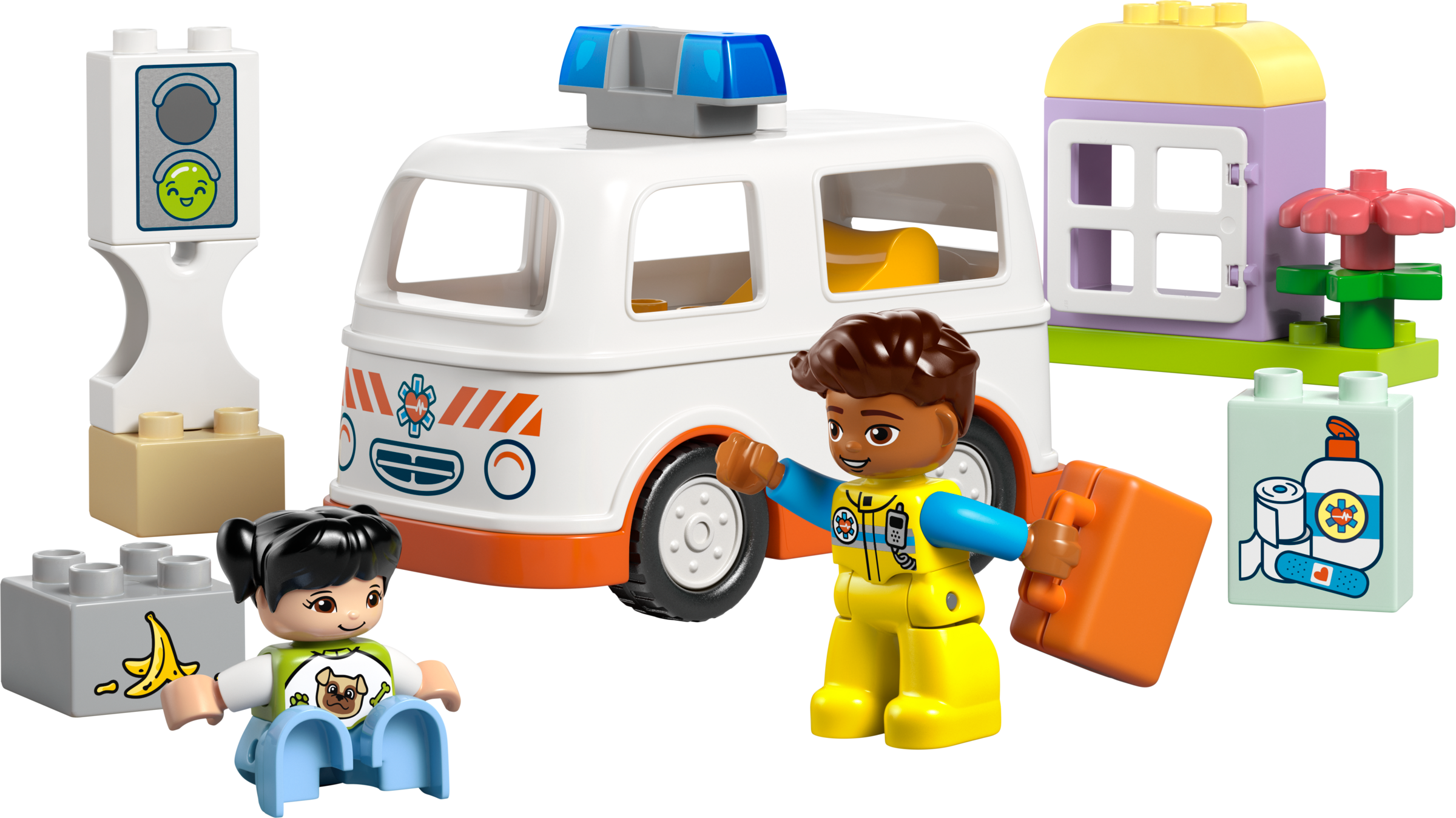 LEGO set 10447-1 Ambulance & Driver - Image 1