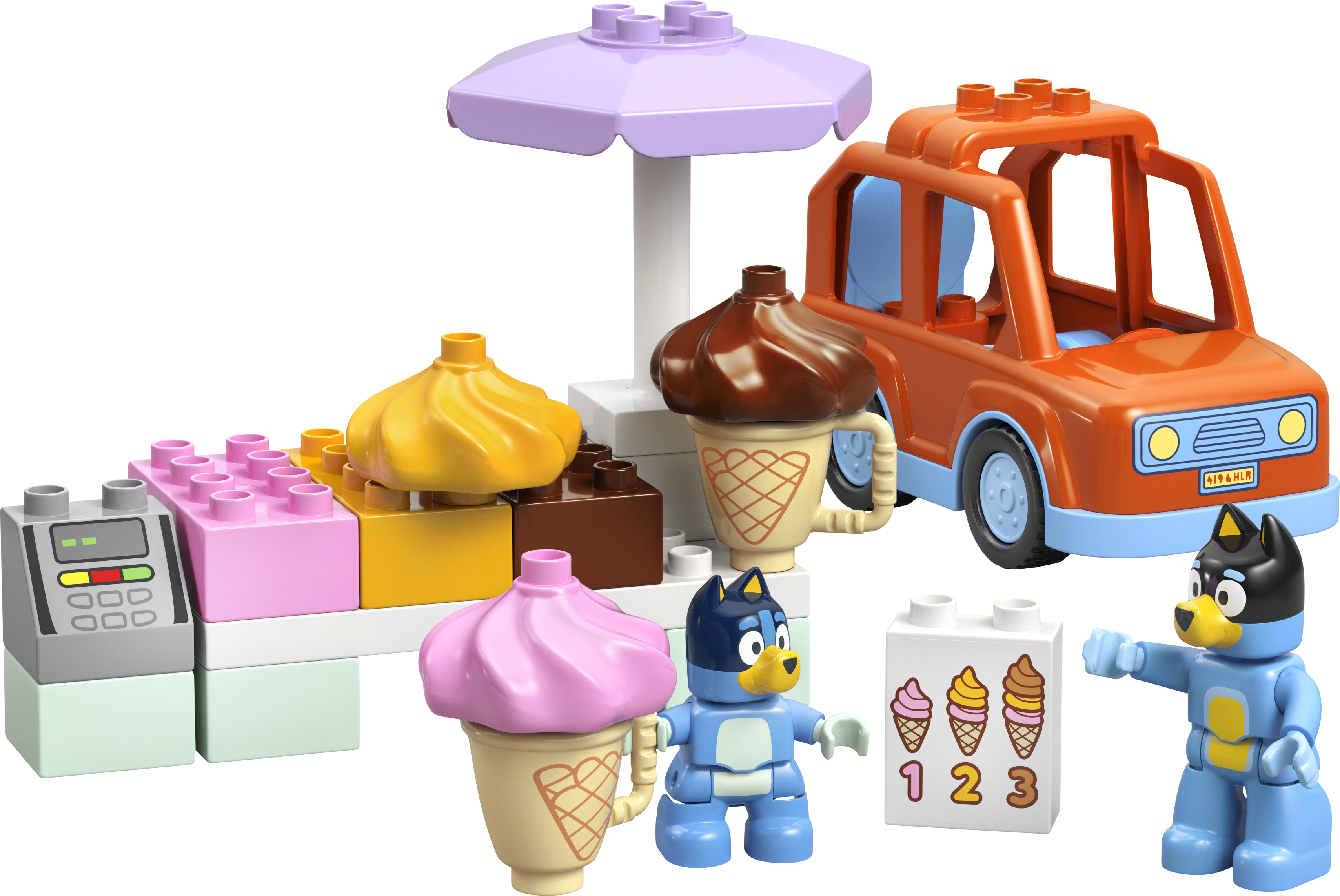 LEGO set 10458-1 Ice Cream Trip with Bluey - Image 1