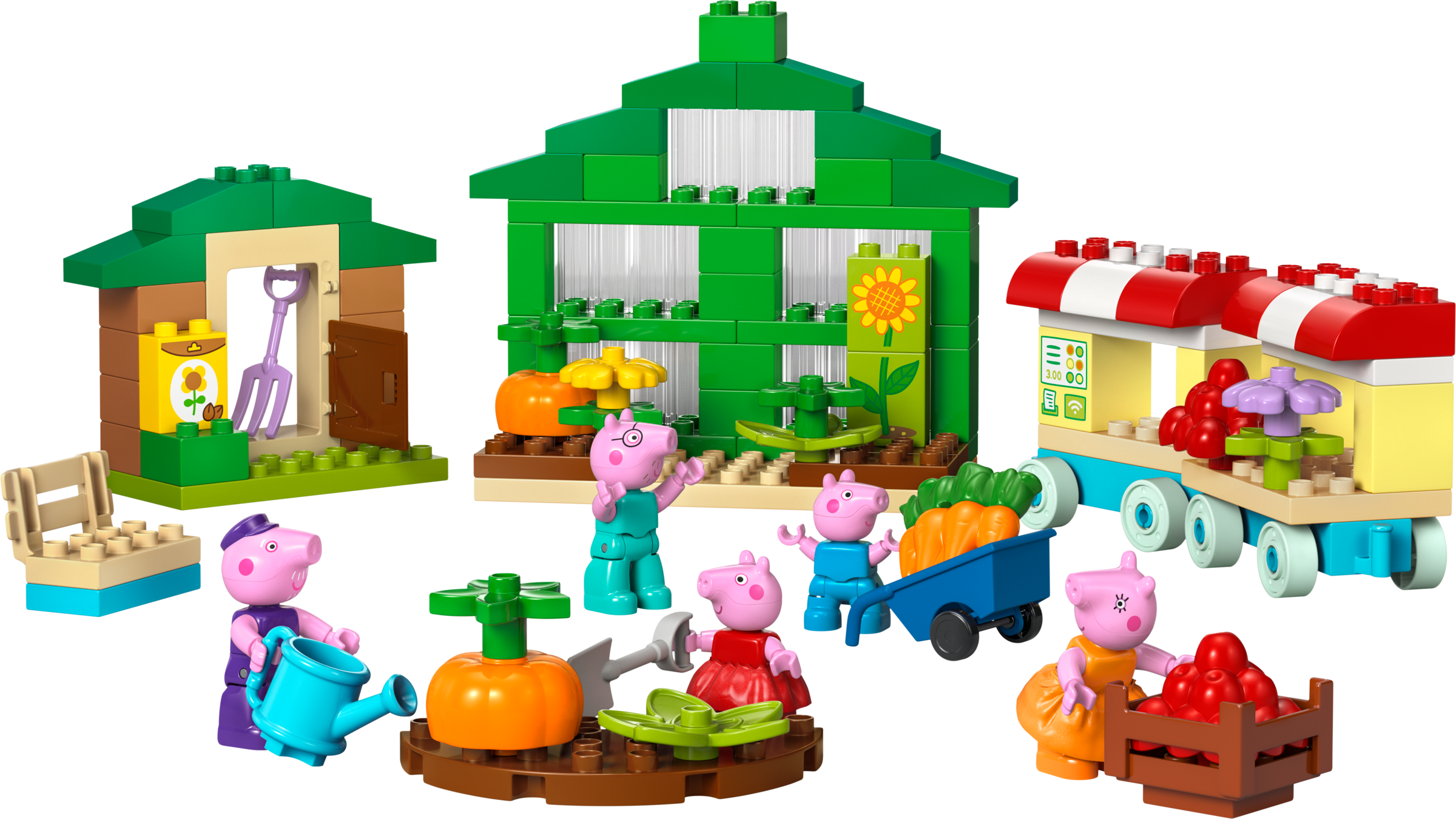 LEGO set 10461-1 Grandpa Pig's Garden and Greenhouse - Image 1