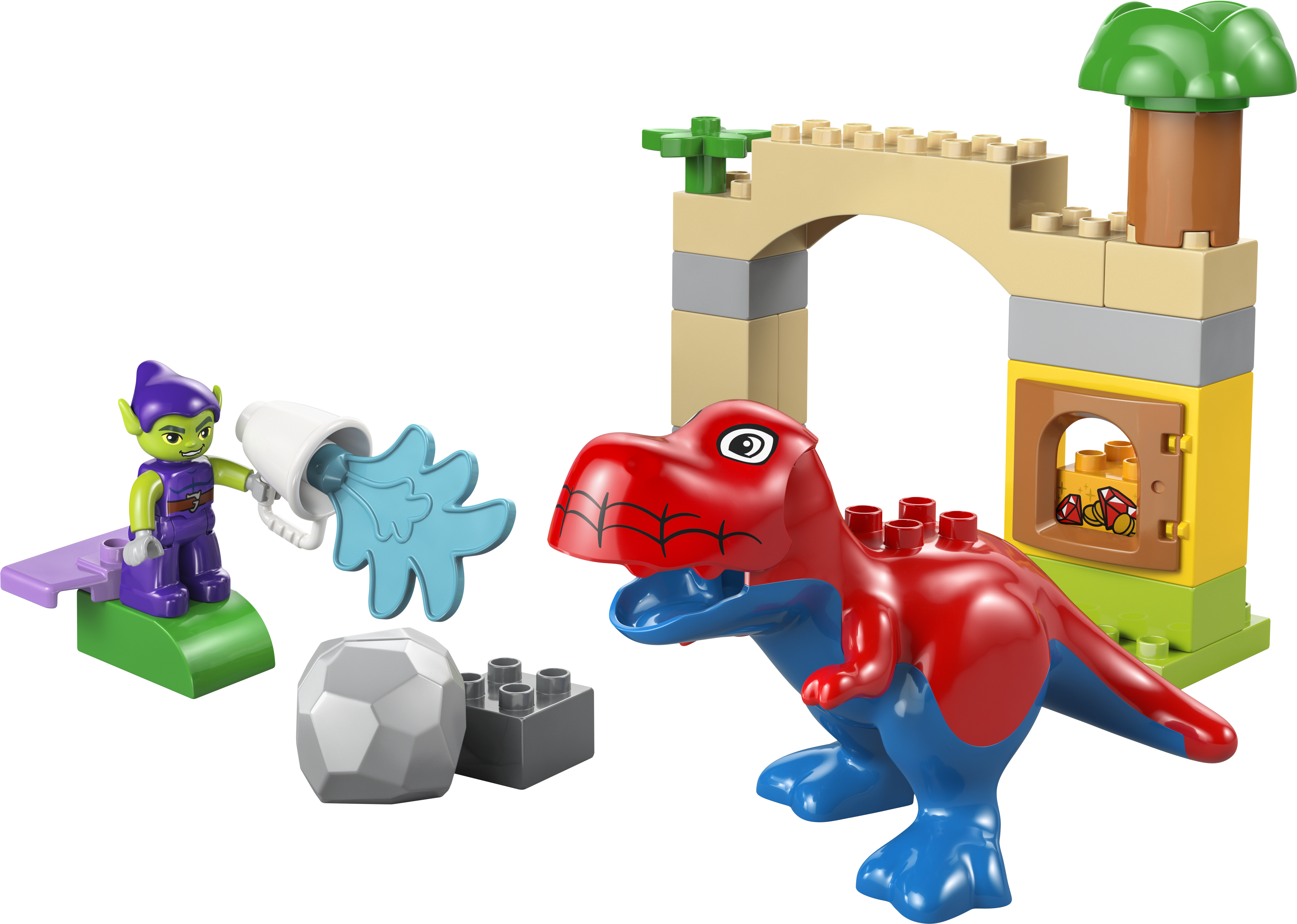 LEGO set 10463-1 Dinosaur Spidey-Rex vs. Green Goblin - Image 1