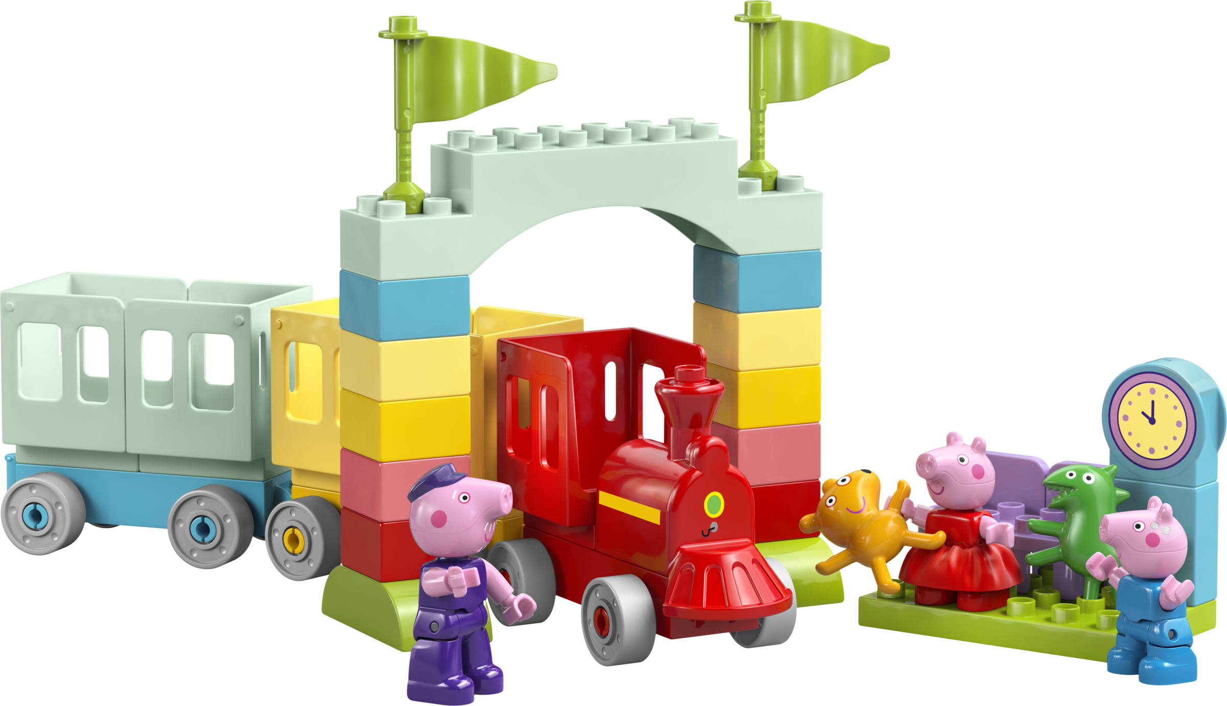 LEGO set 10466-1 Train Ride with Grandpa Pig - Image 1