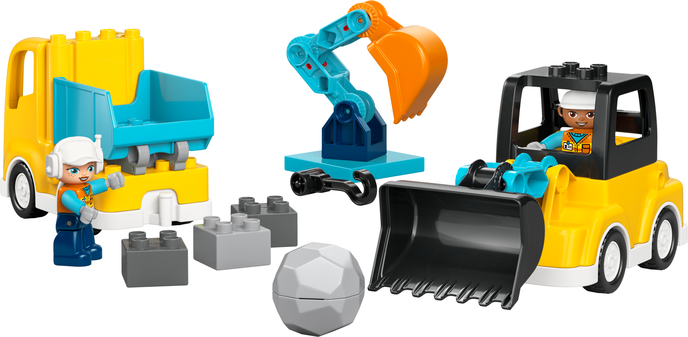 LEGO set 10475-1 3 in 1 Construction Vehicles - Image 1