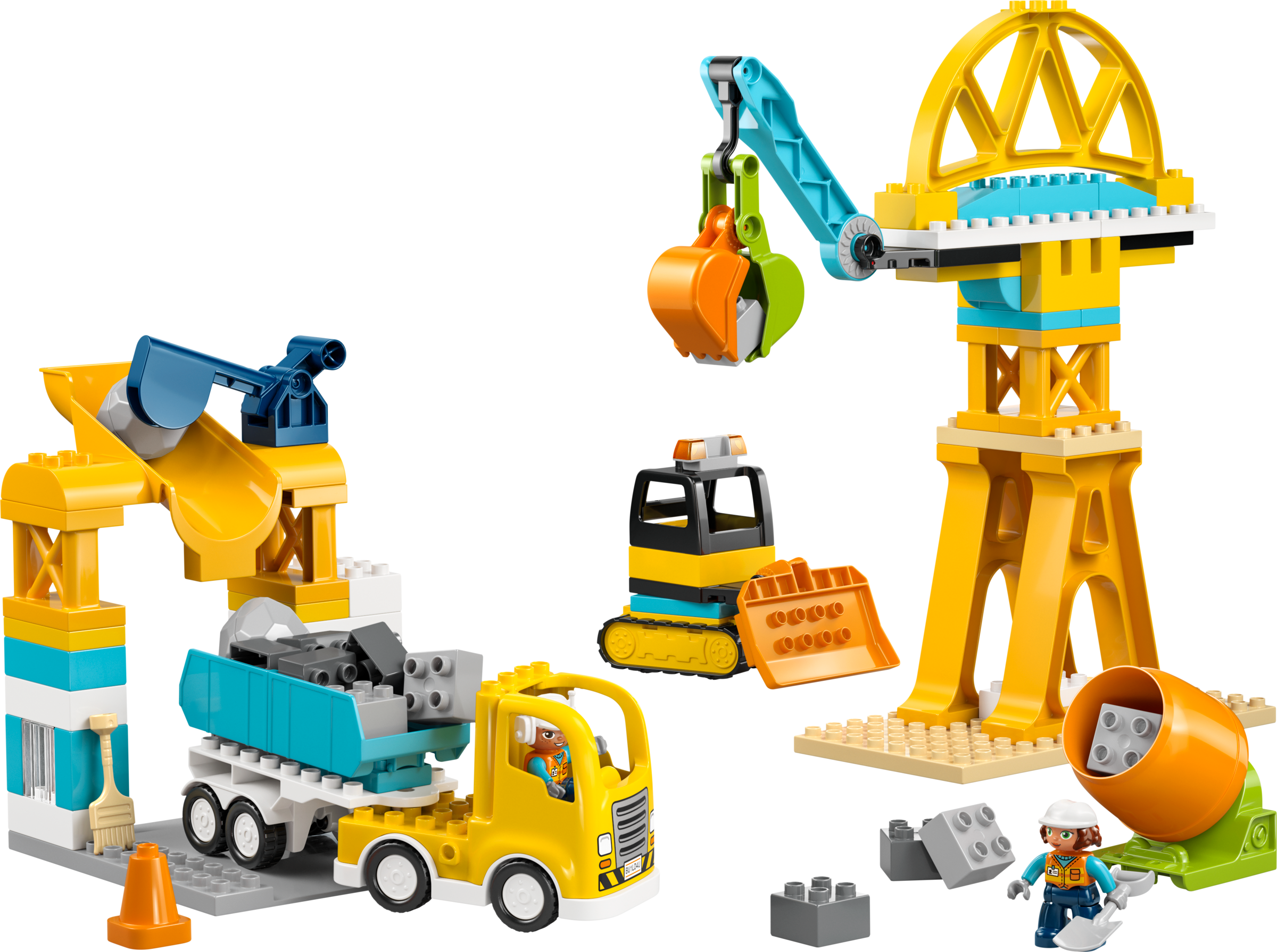 LEGO set 10476-1 3 in 1 Construction Site and Vehicles - Image 1