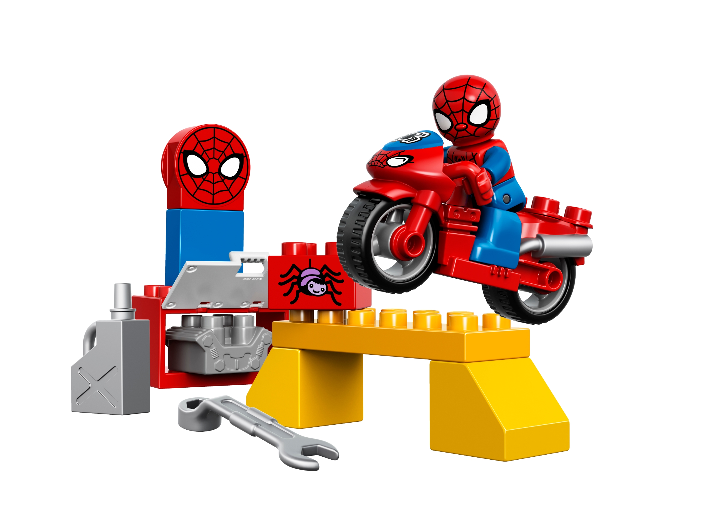 LEGO set 10607-1 Spider-Man Web-Bike Workshop - Image 1