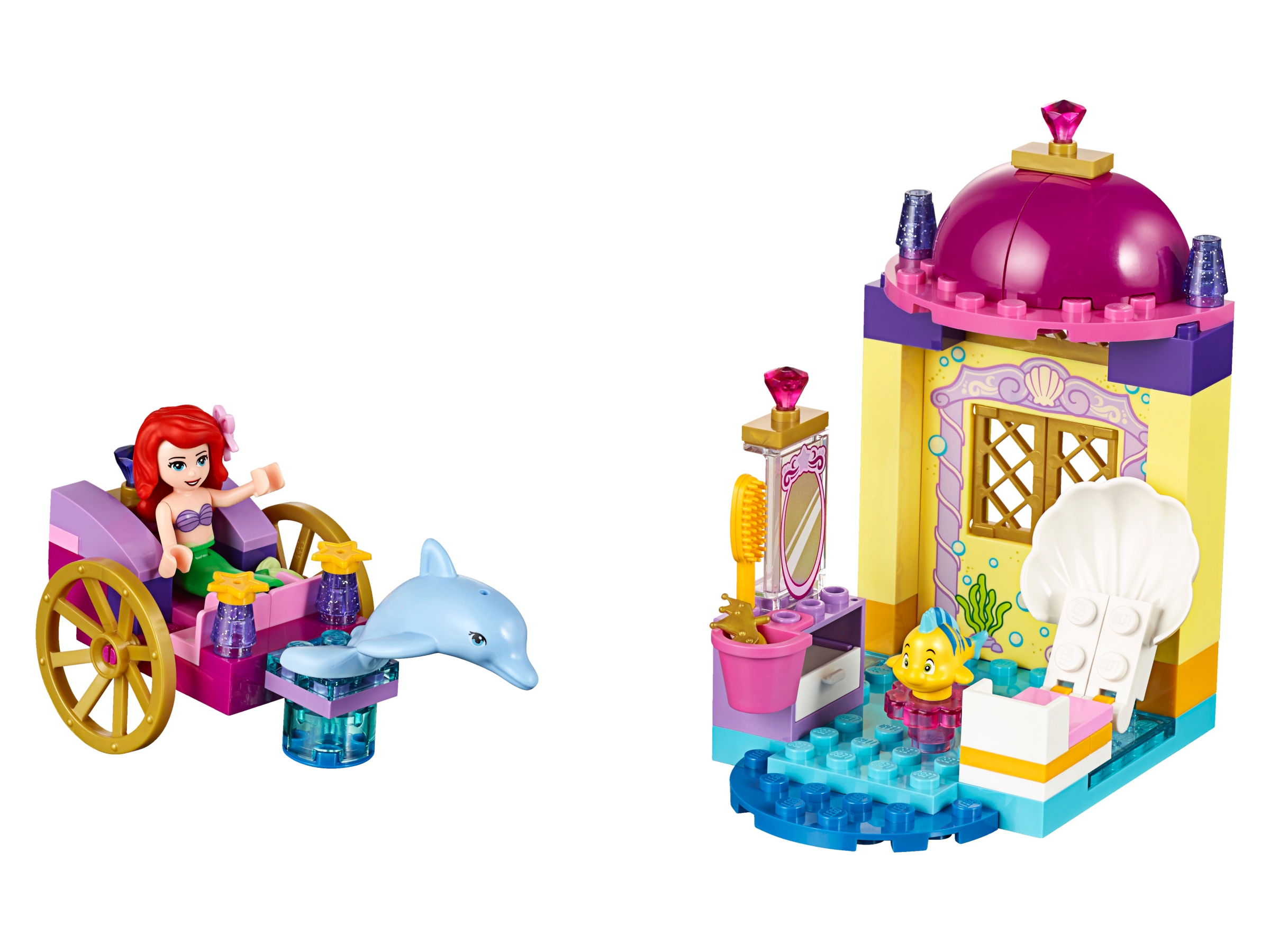 LEGO set 10723-1 Ariel's Dolphin Carriage - Image 1