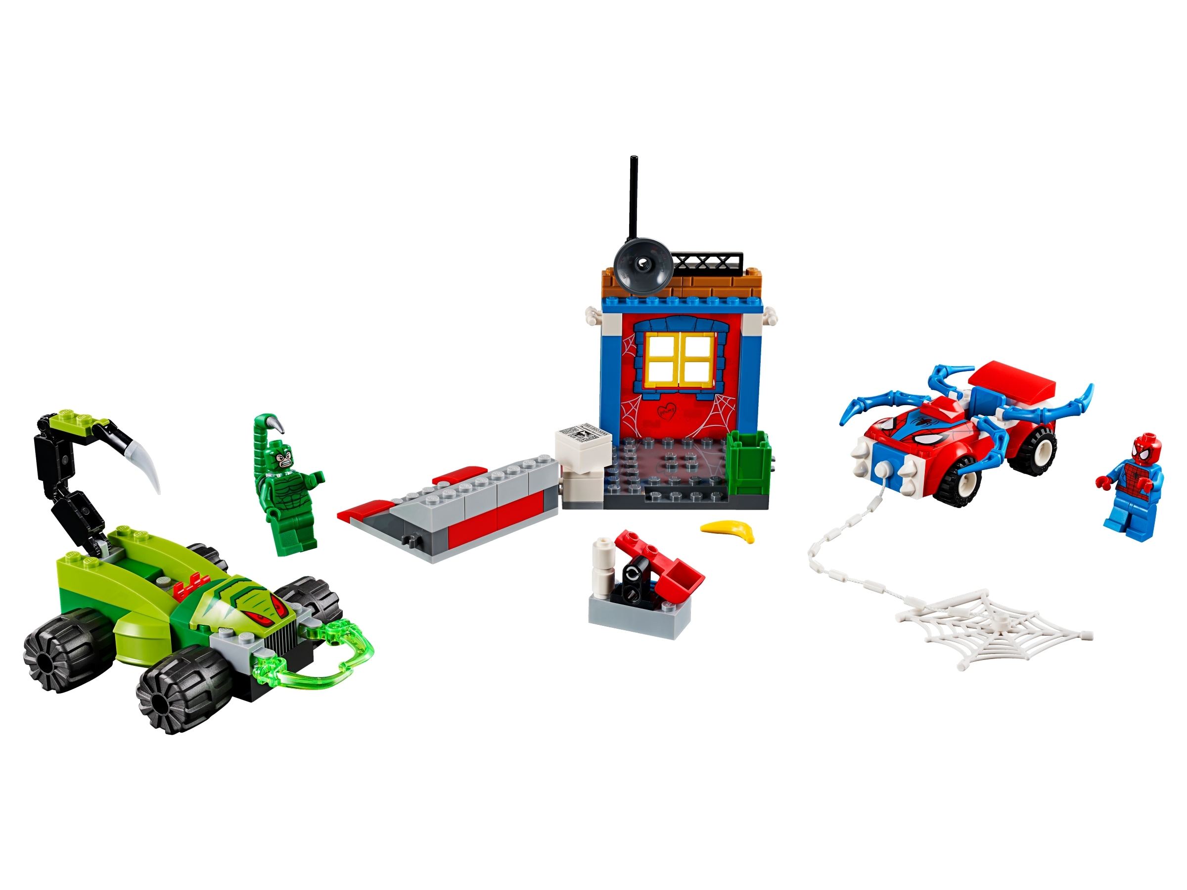 LEGO set 10754-1 Spider-Man vs. Scorpion Street Showdown - Image 1