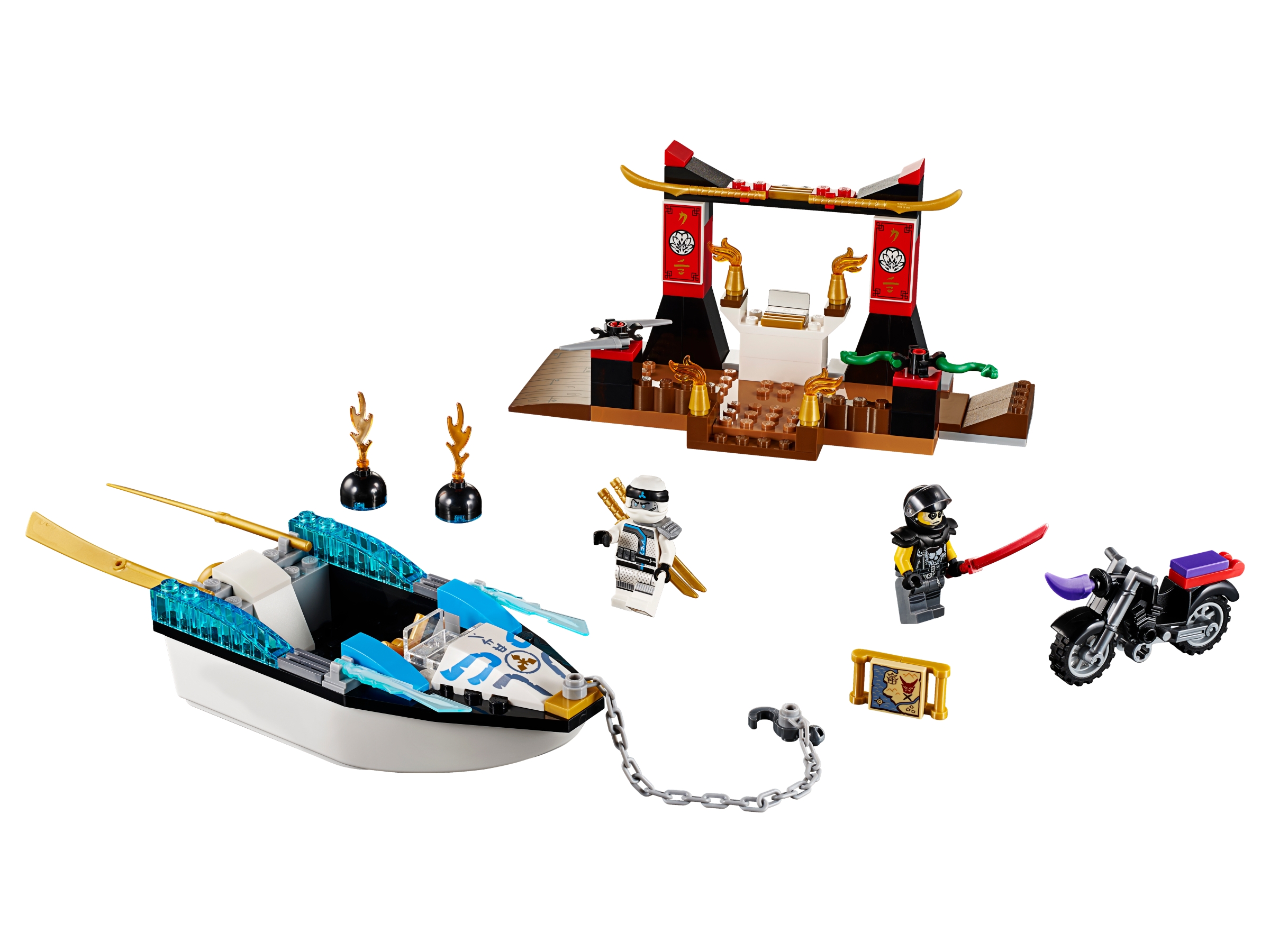 LEGO set 10755-1 Zane's Ninja Boat Pursuit - Image 1