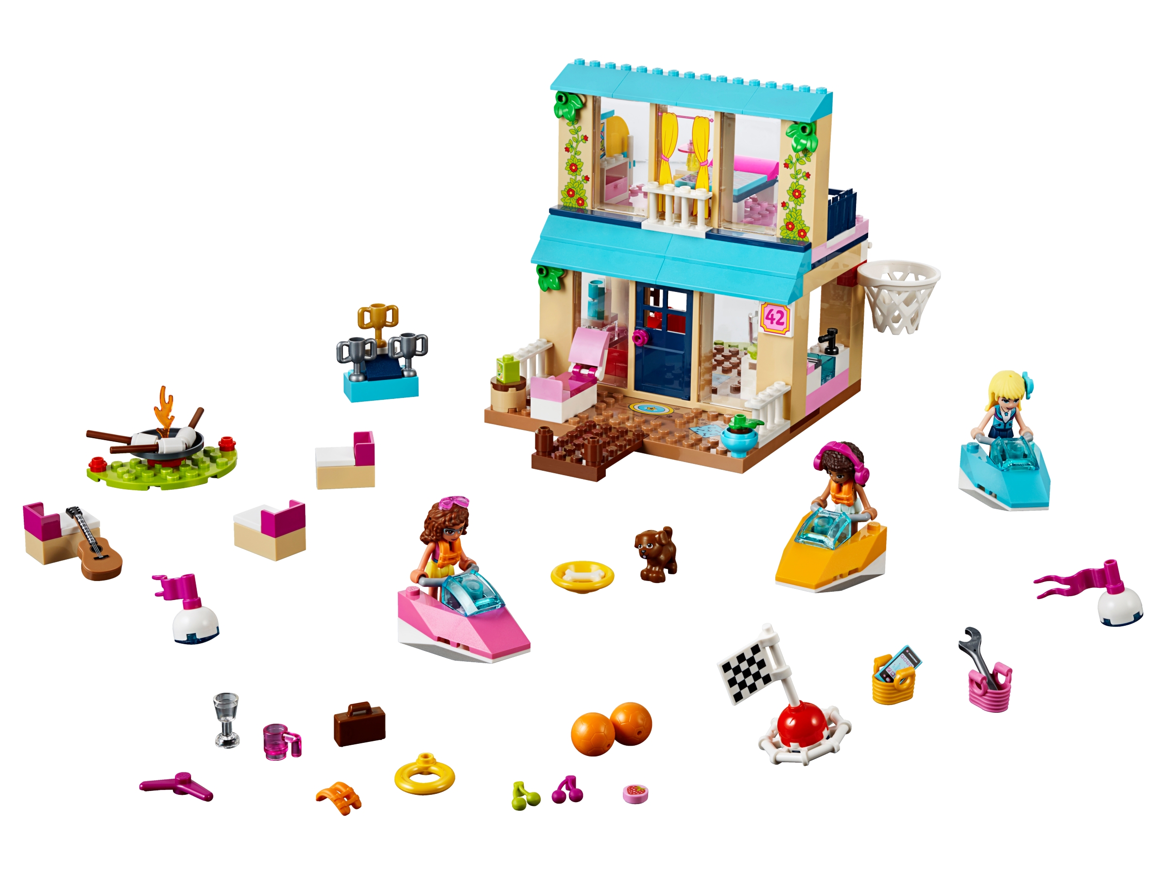 LEGO set 10763-1 Stephanie's Lakeside House - Image 1