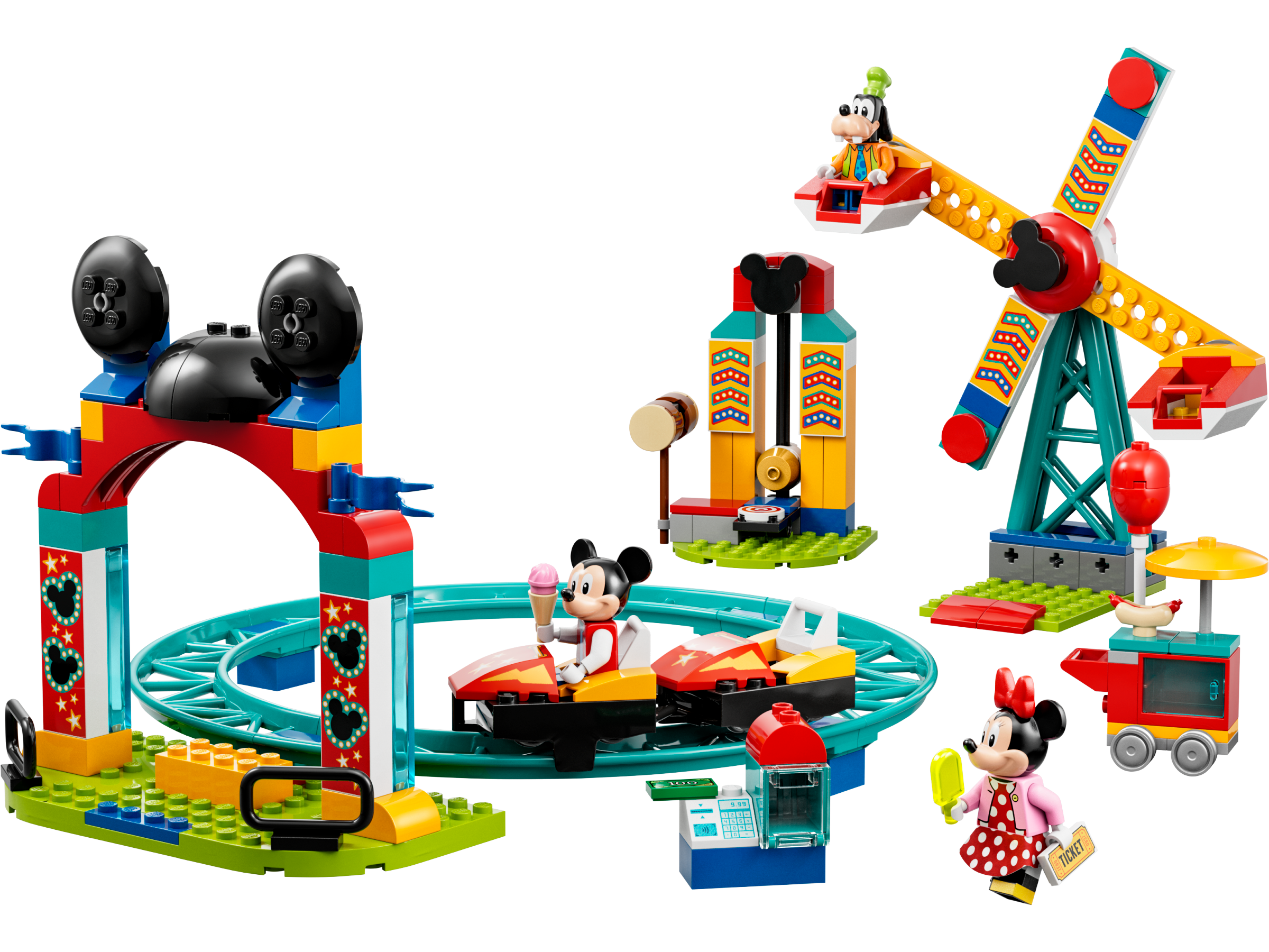 LEGO set 10778-1 Mickey, Minnie and Goofy's Fairground Fun - Image 1