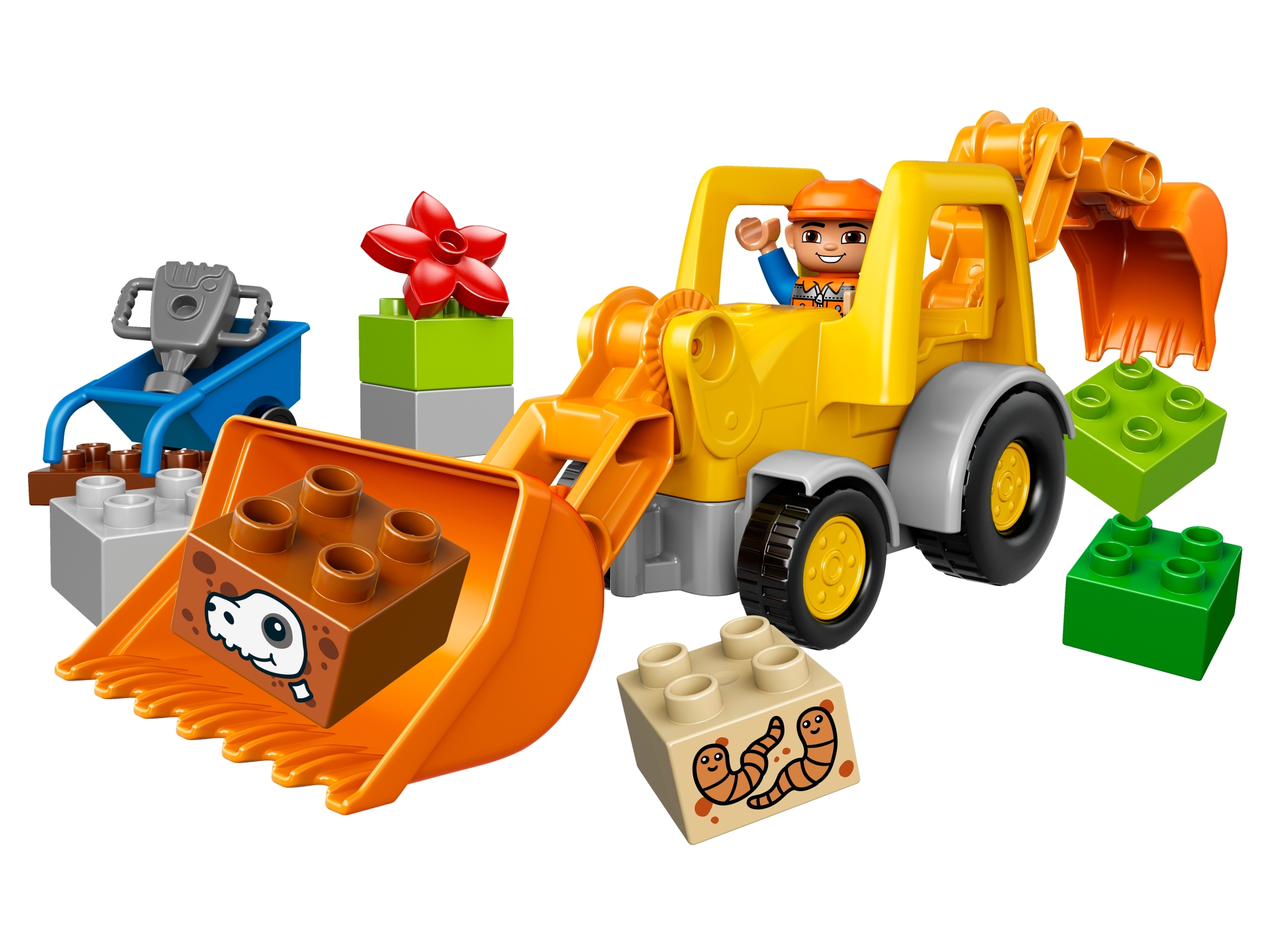 LEGO set 10811-1 Backhoe Loader - Image 1