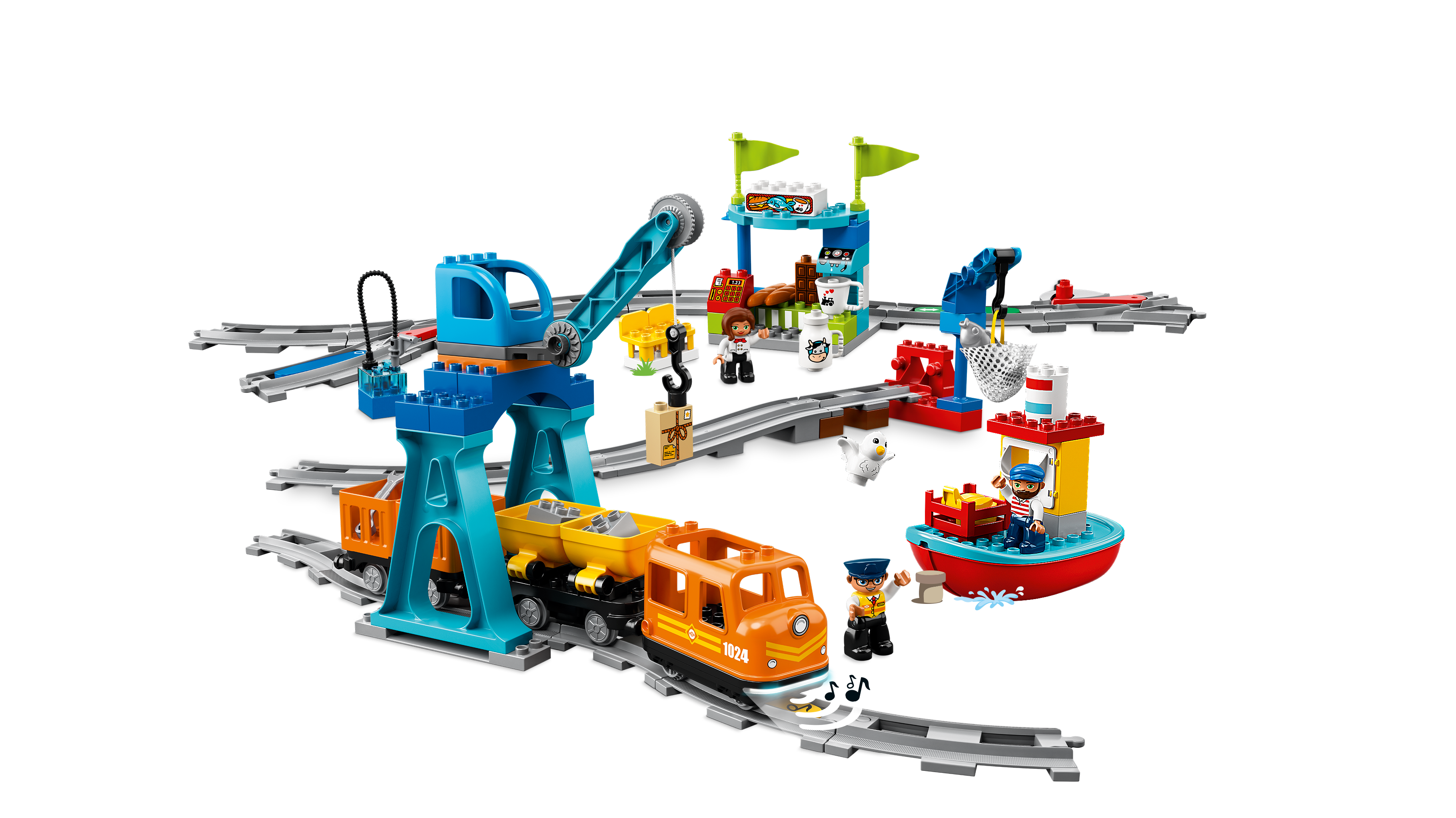 LEGO set 10875-1 Cargo Train - Image 1