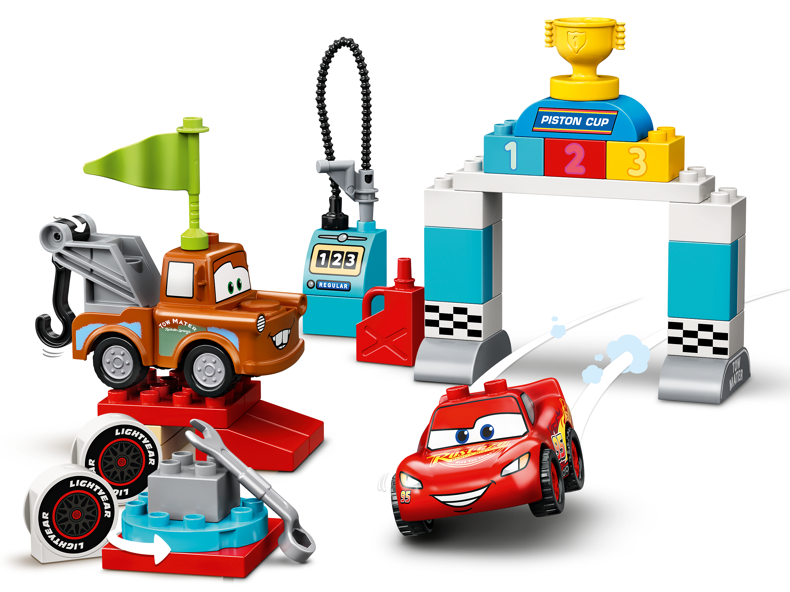LEGO set 10924-1 Lightning McQueen's Race Day - Image 1