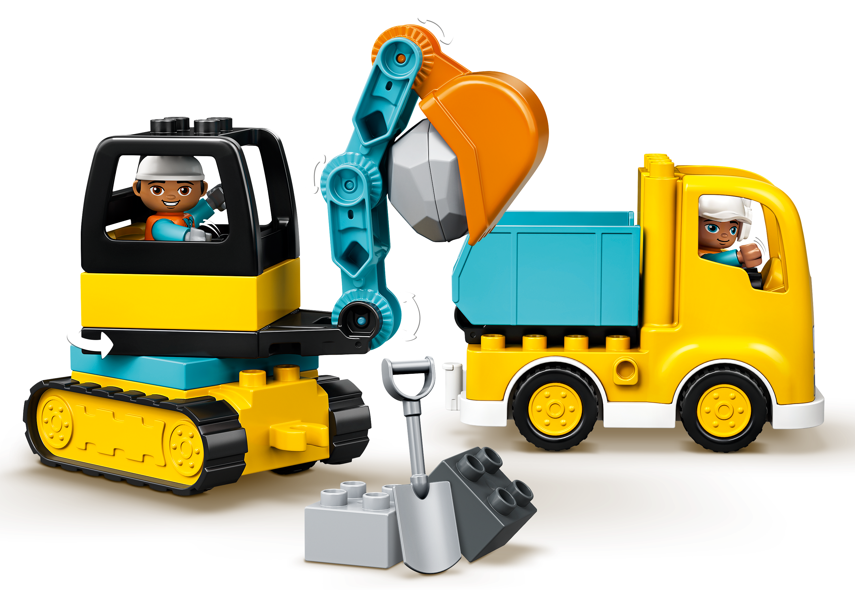 LEGO set 10931-1 Truck & Tracked Excavator - Image 1