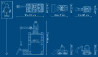 LEGO set 10933-1 Tower Crane & Construction - Image 5