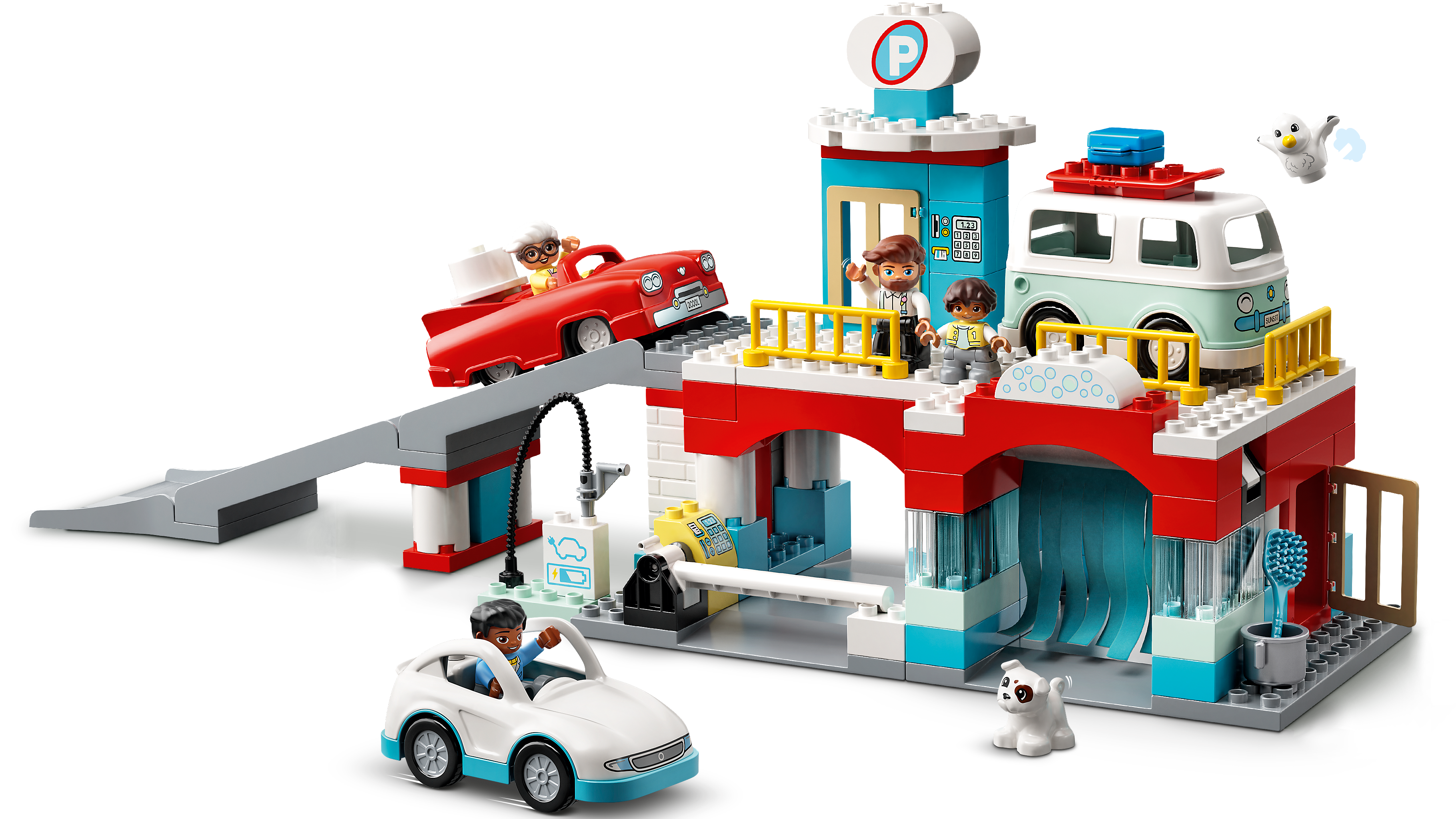 LEGO set 10948-1 Parking Garage and Car Wash - Image 1