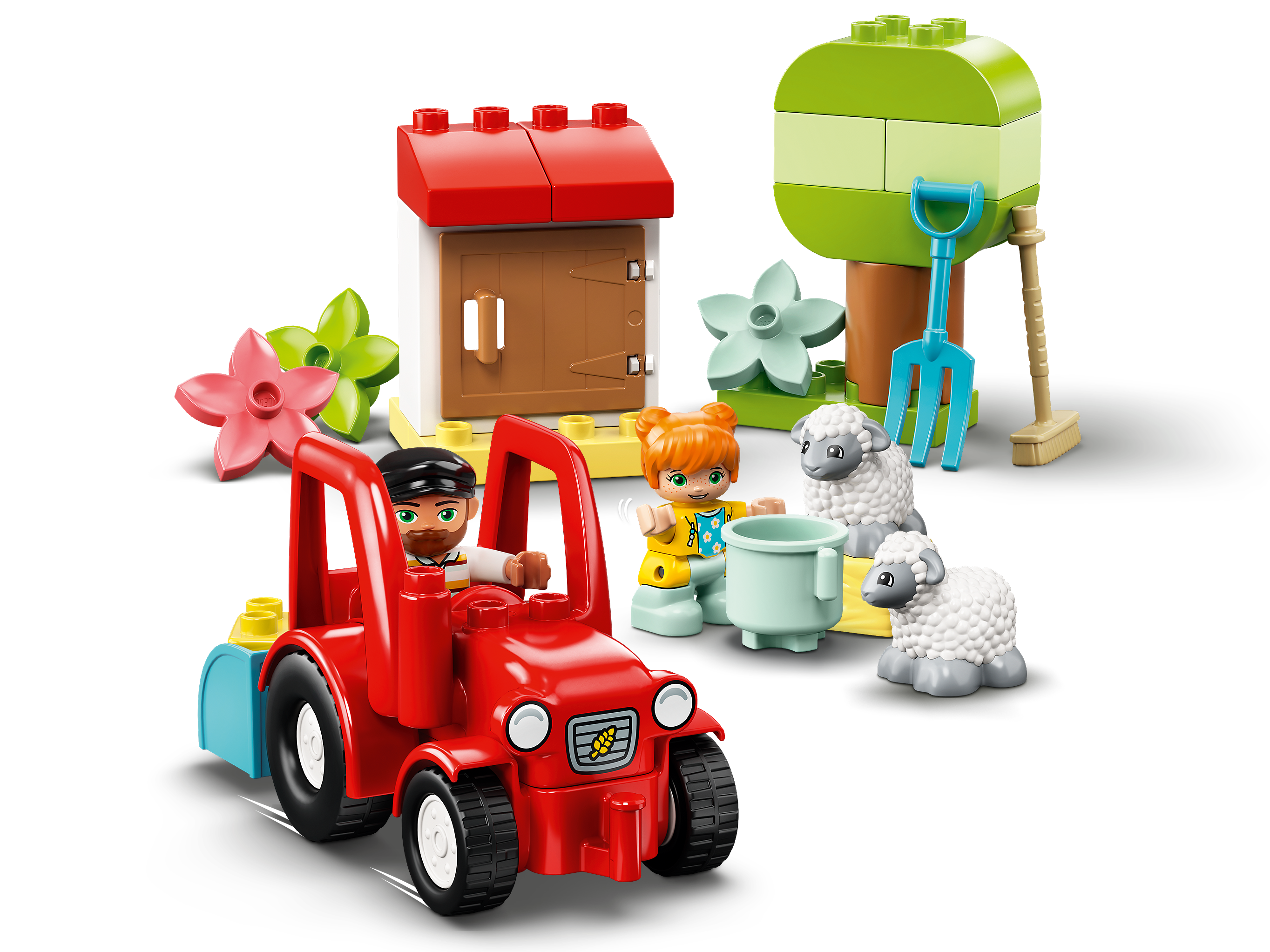 LEGO set 10950-1 Farm Tractor & Animal Care - Image 1
