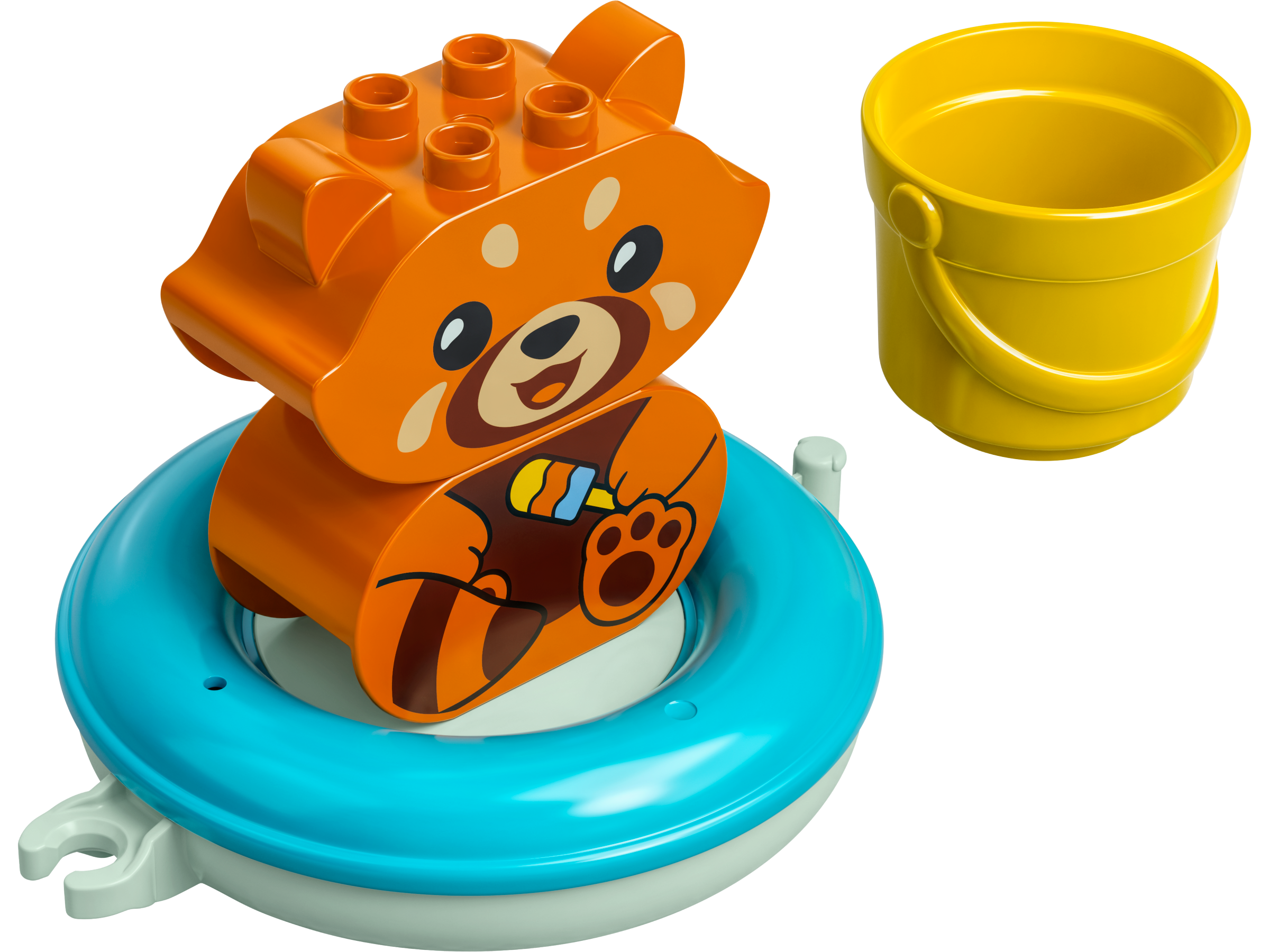 LEGO set 10964-1 Bath Time Fun: Floating Red Panda - Image 1