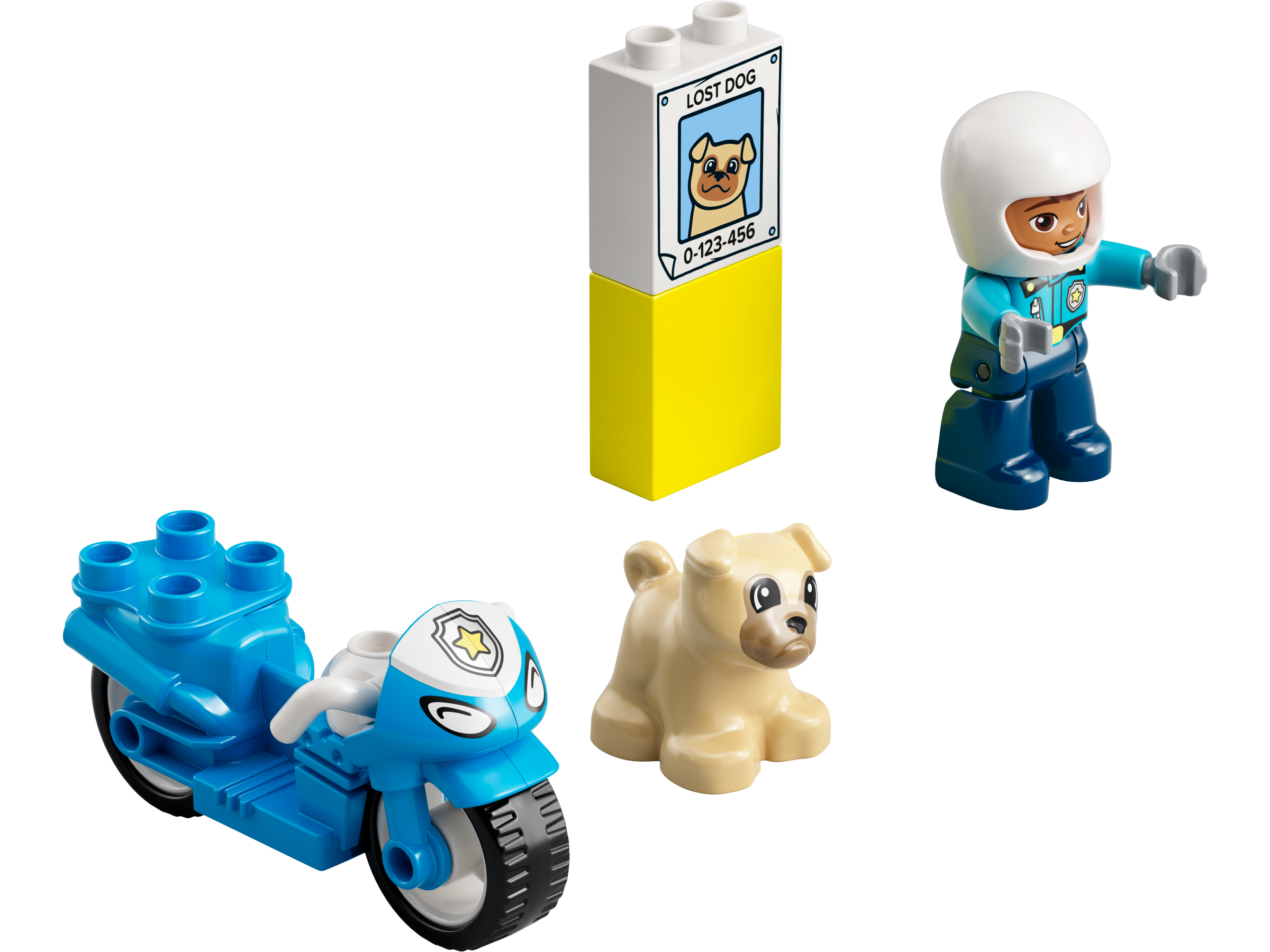 LEGO set 10967-1 Police Motorcycle - Image 1