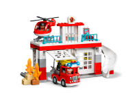 LEGO set 10970-1 Fire Station & Helicopter - Image 4
