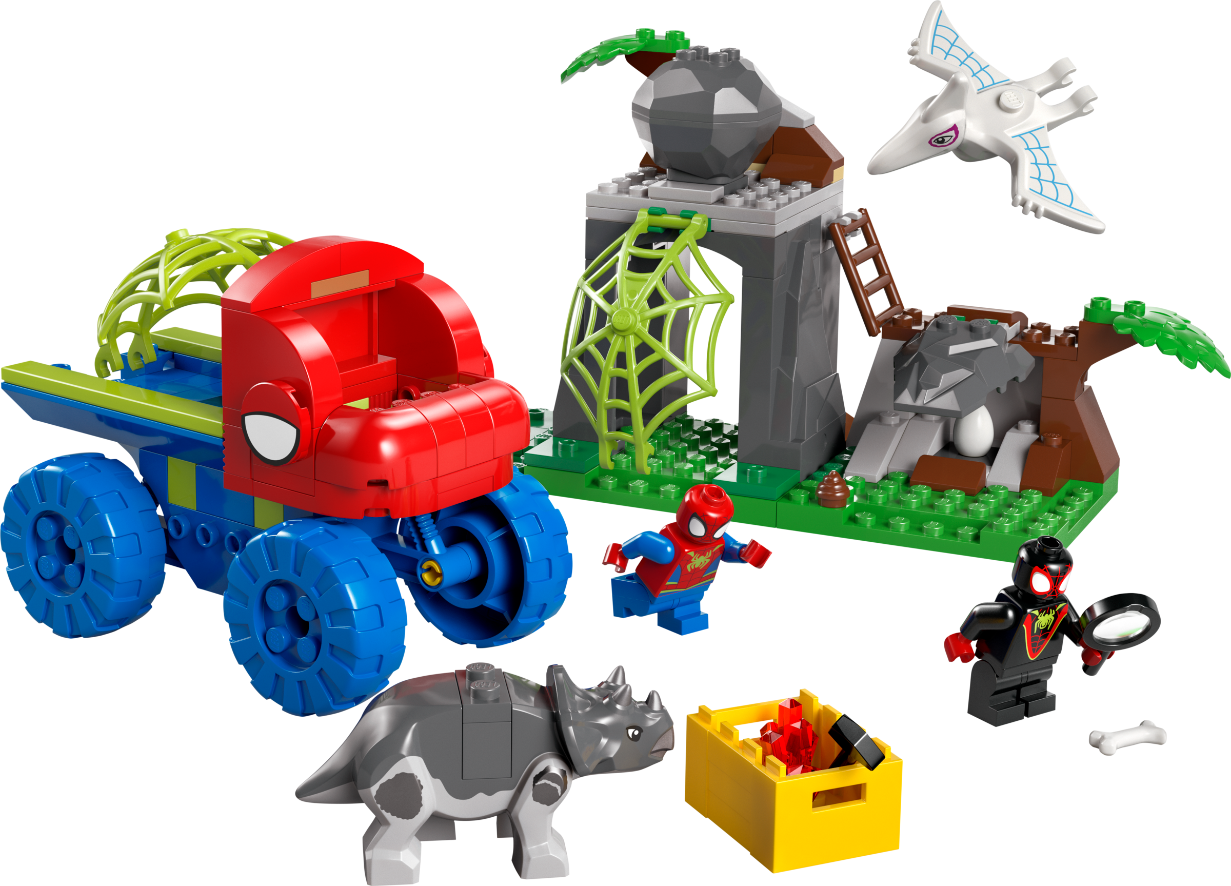LEGO set 11199-1 Team Spidey Dino Crawler Rescue - Image 1