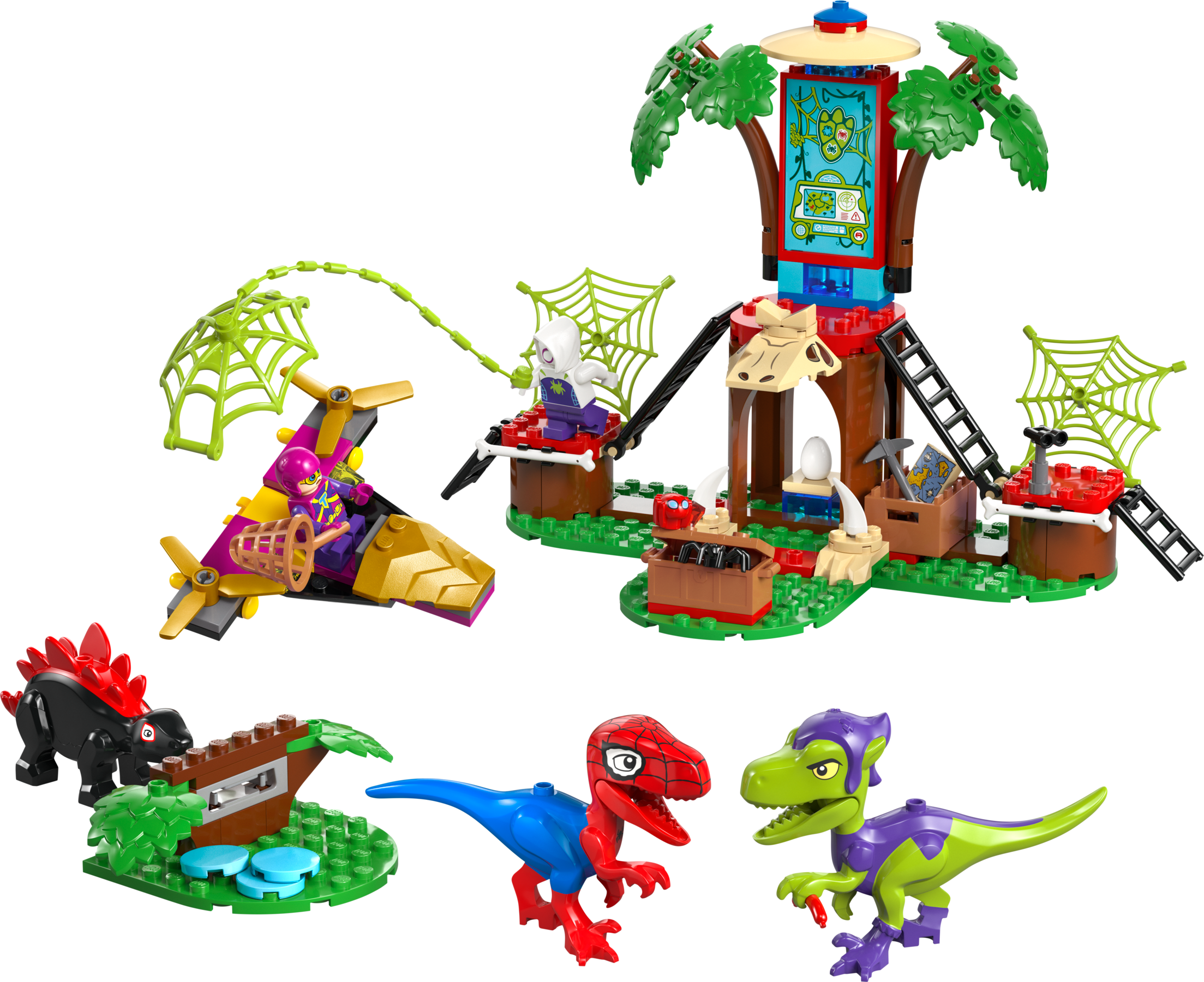 LEGO set 11200-1 Spidey and Gobby's Raptor Battle at Tree House HQ - Image 1