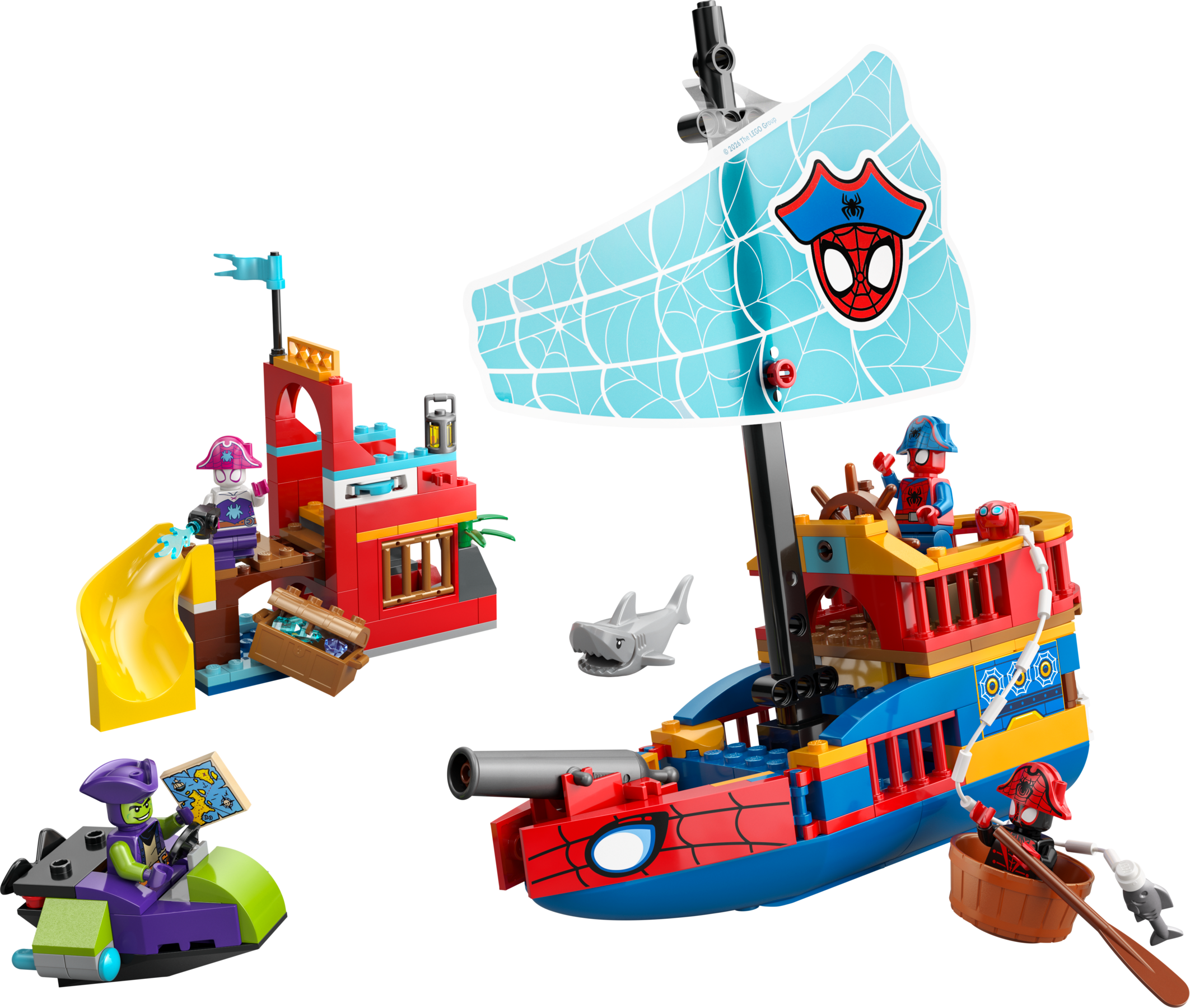 LEGO set 11208-1 Team Spidey Pirate Ship - Image 1