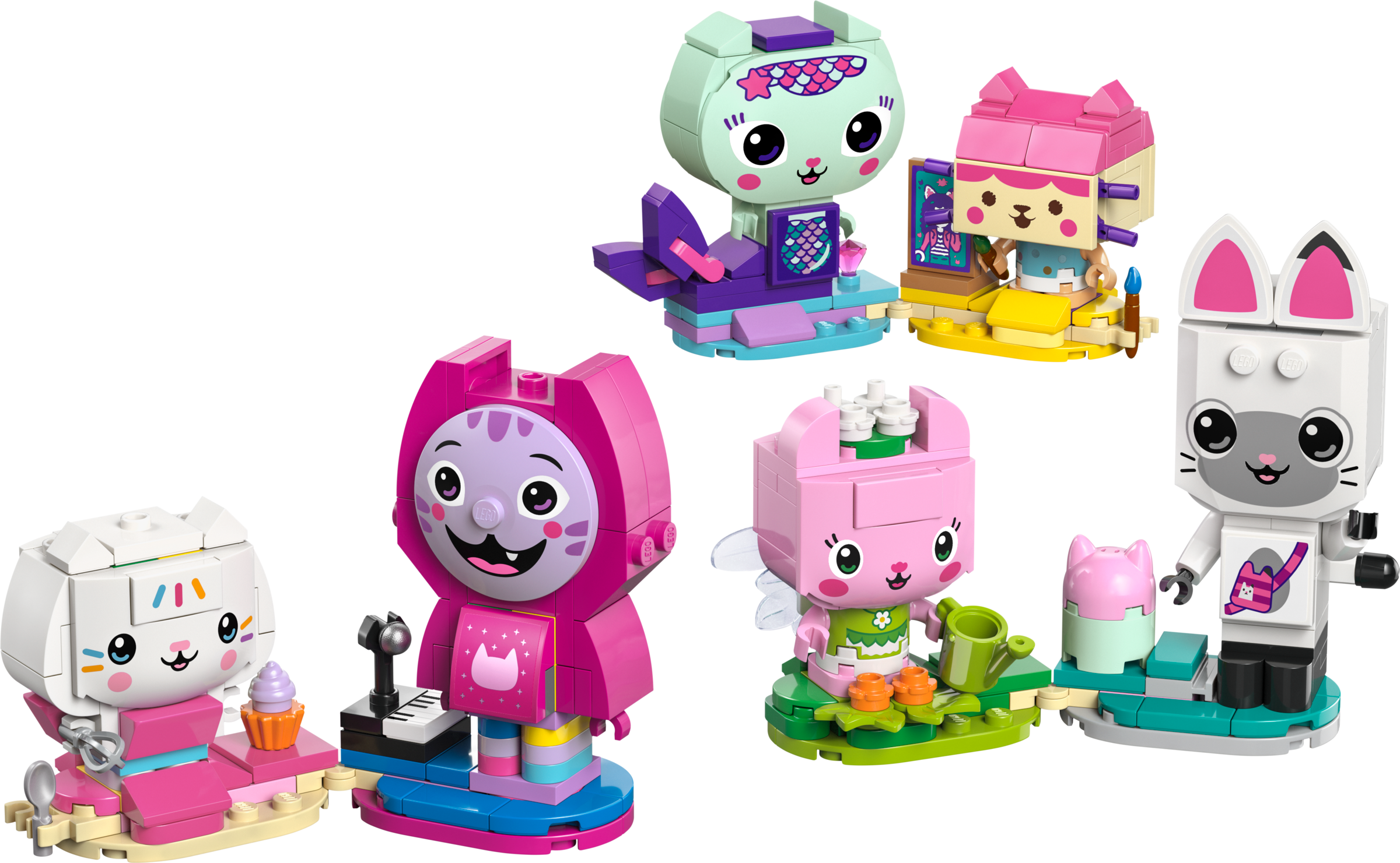 LEGO set 11215-1 Gabby's Brick-Built Cat Friends - Image 1