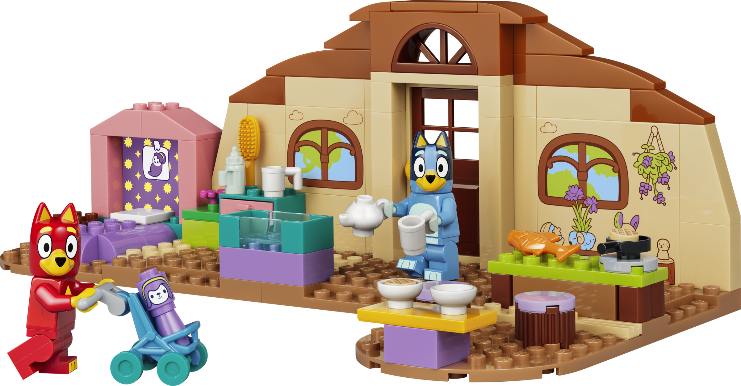 LEGO set 11221-1 School with Rusty and Bluey - Image 1