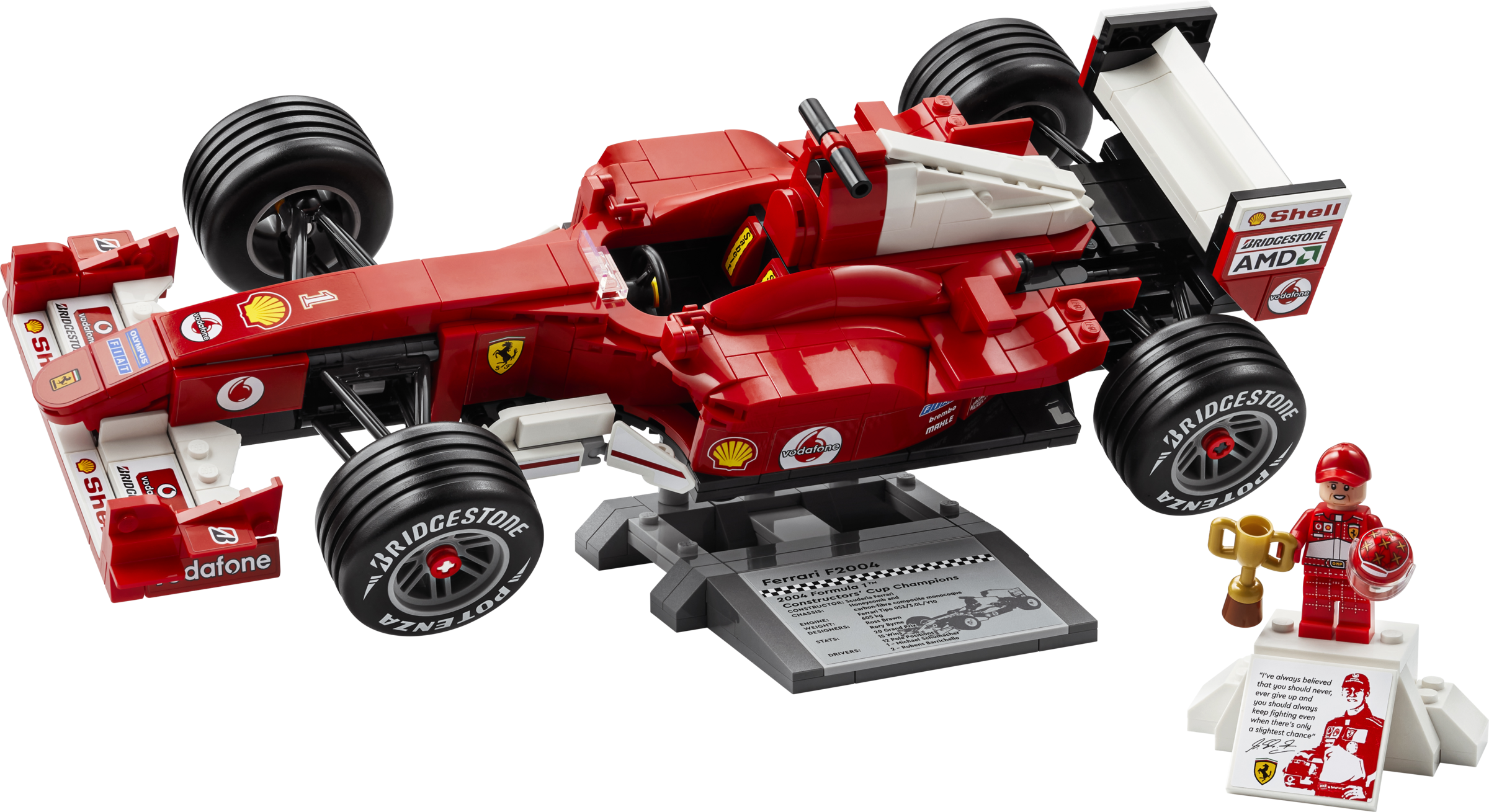 LEGO set 11375-1 Ferrari F2004 & Michael Schumacher - Image 1