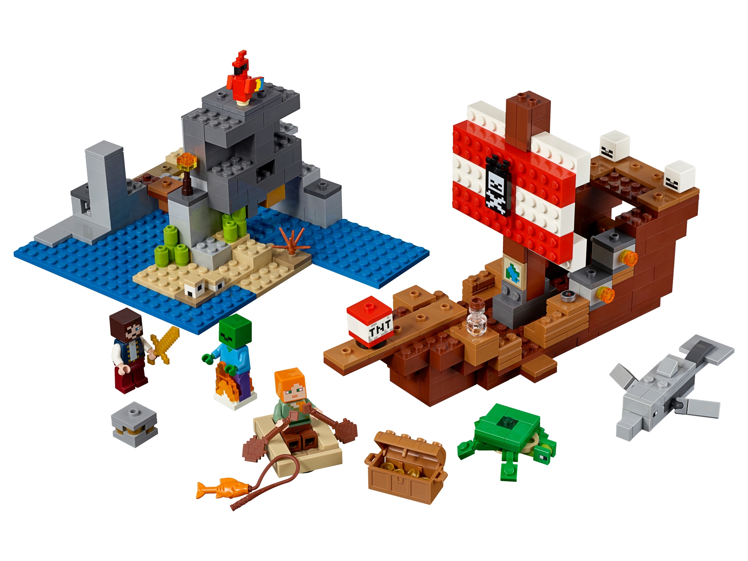 LEGO set 21152-1 The Pirate Ship Adventure - Image 1