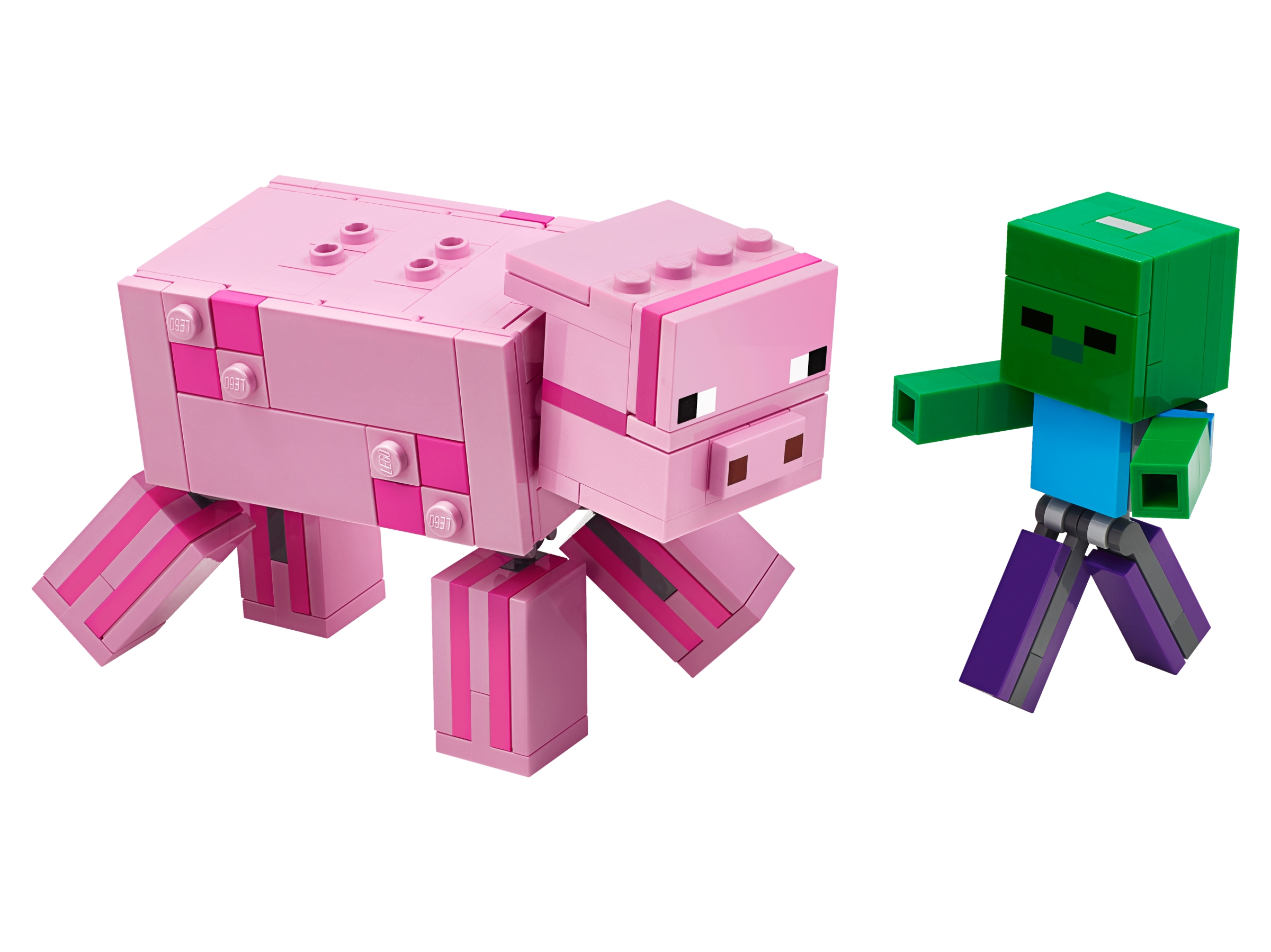 LEGO set 21157-1 BigFig Pig with Baby Zombie - Image 1