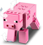 LEGO set 21157-1 BigFig Pig with Baby Zombie - Image 6