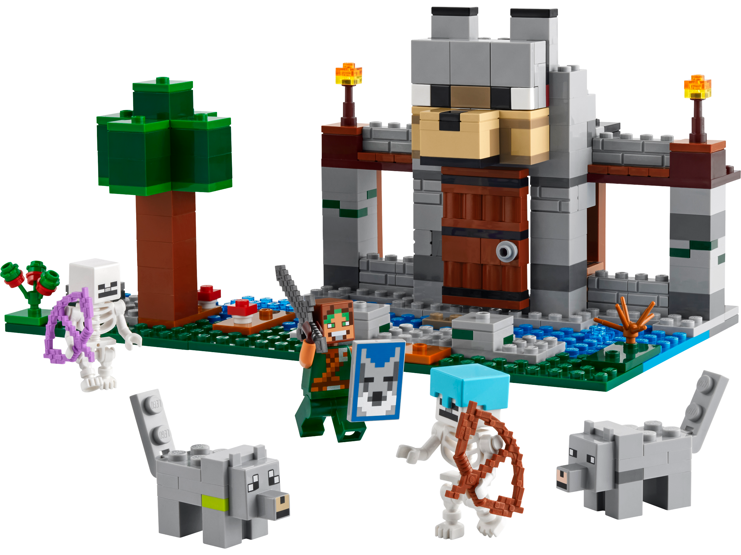 LEGO set 21261-1 The Wolf Stronghold - Image 1