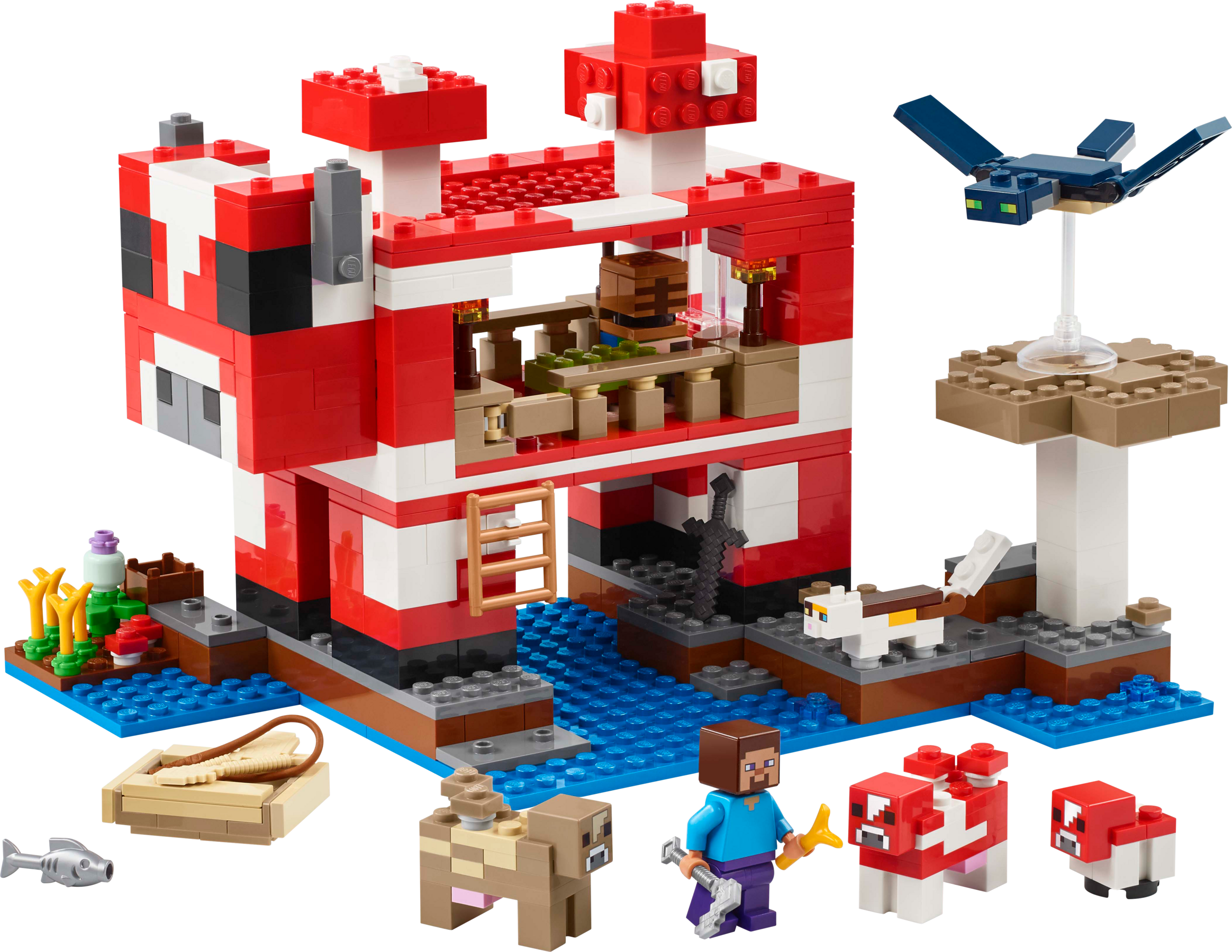 LEGO set 21270-1 The Mooshroom House - Image 1