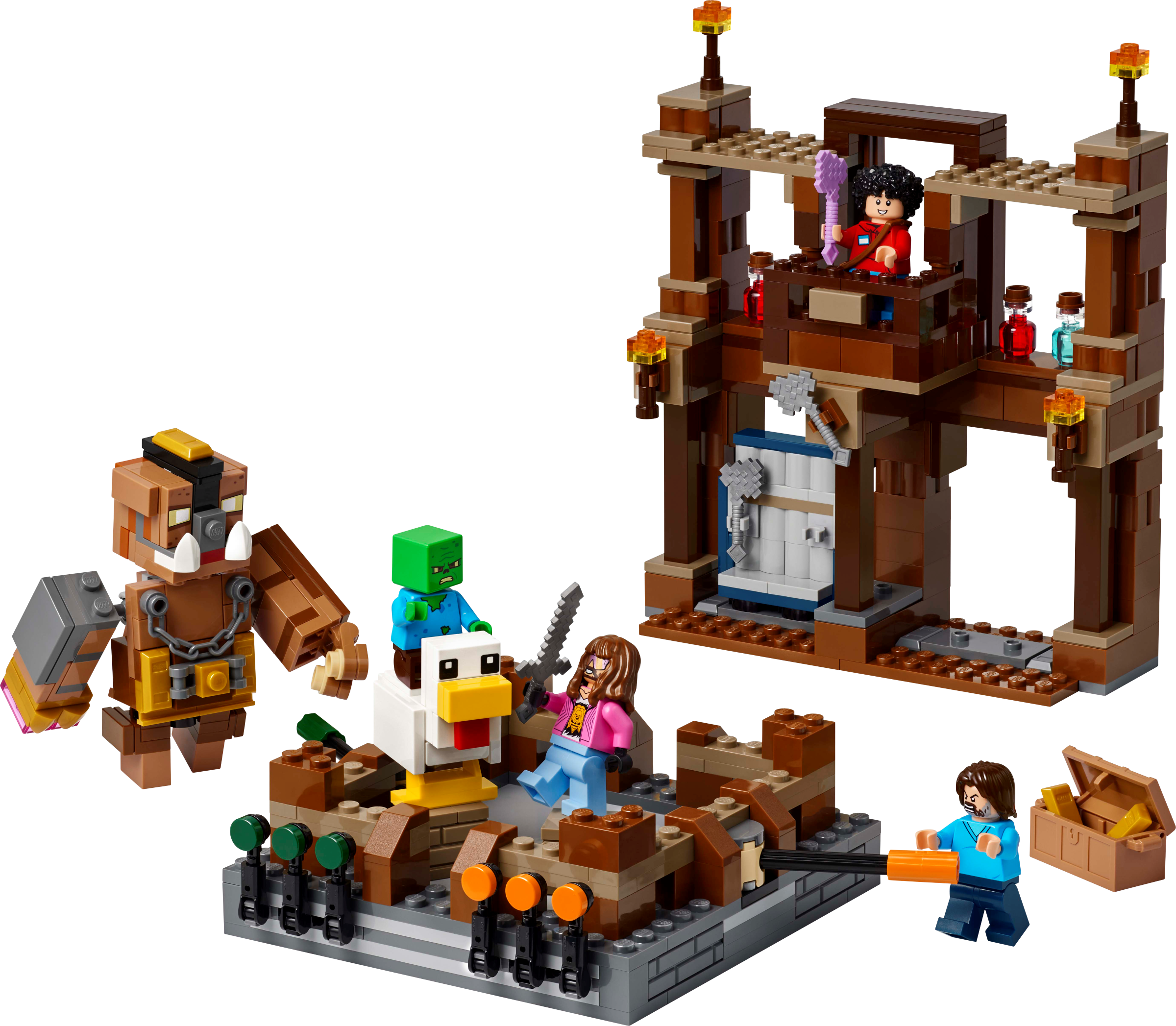 LEGO set 21272-1 Woodland Mansion Fighting Ring - Image 1