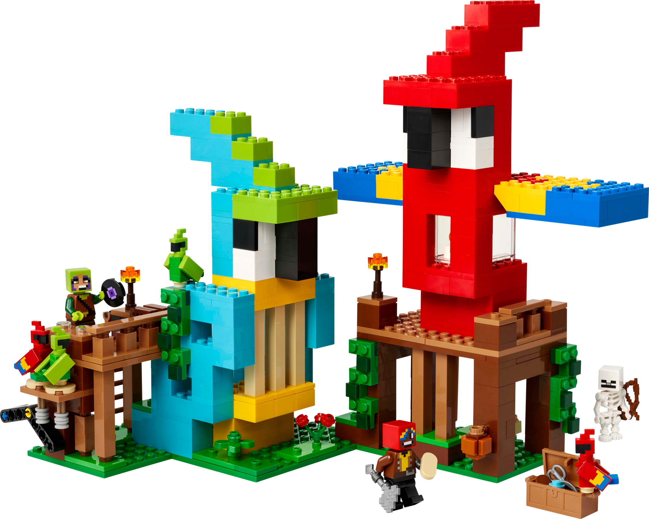 LEGO set 21282-1 The Parrot Houses - Image 1