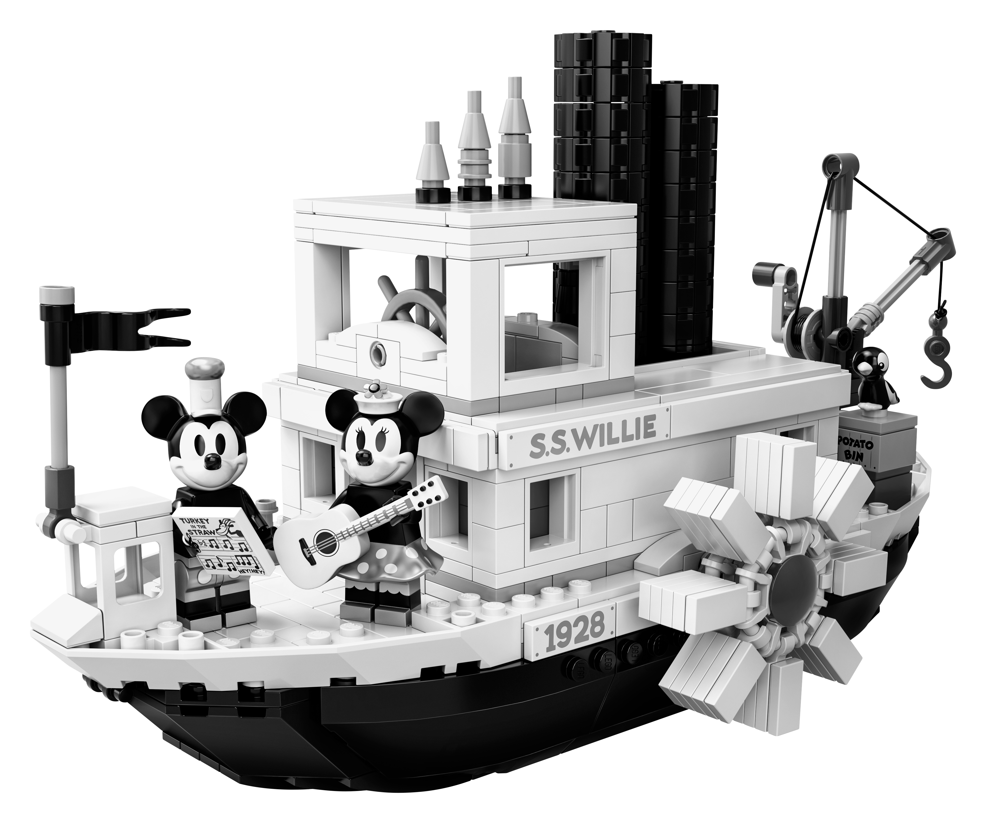 LEGO set 21317-1 Steamboat Willie - Image 1