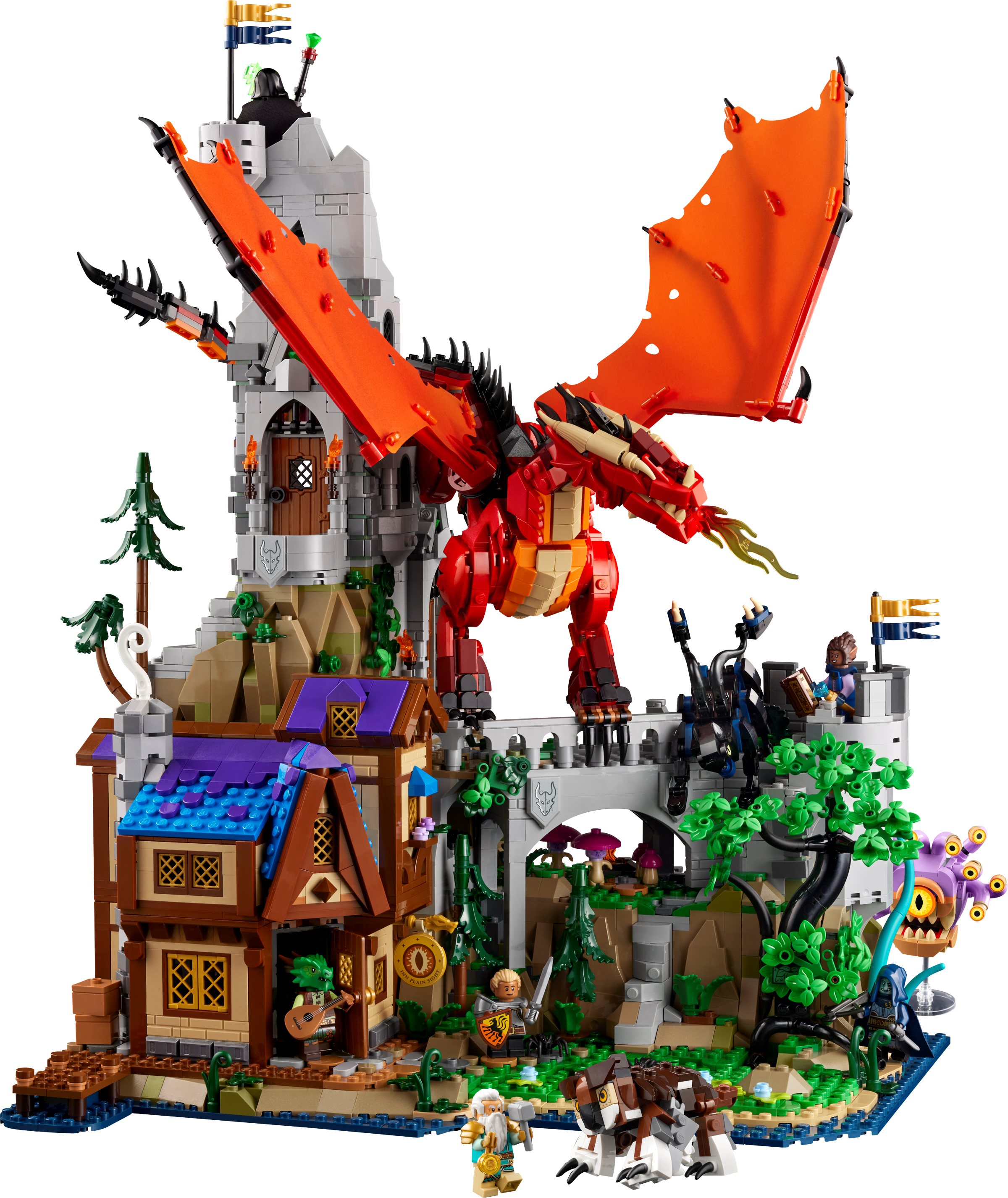 LEGO set 21348-1 Dungeons & Dragons: Red Dragon's Tale - Image 1