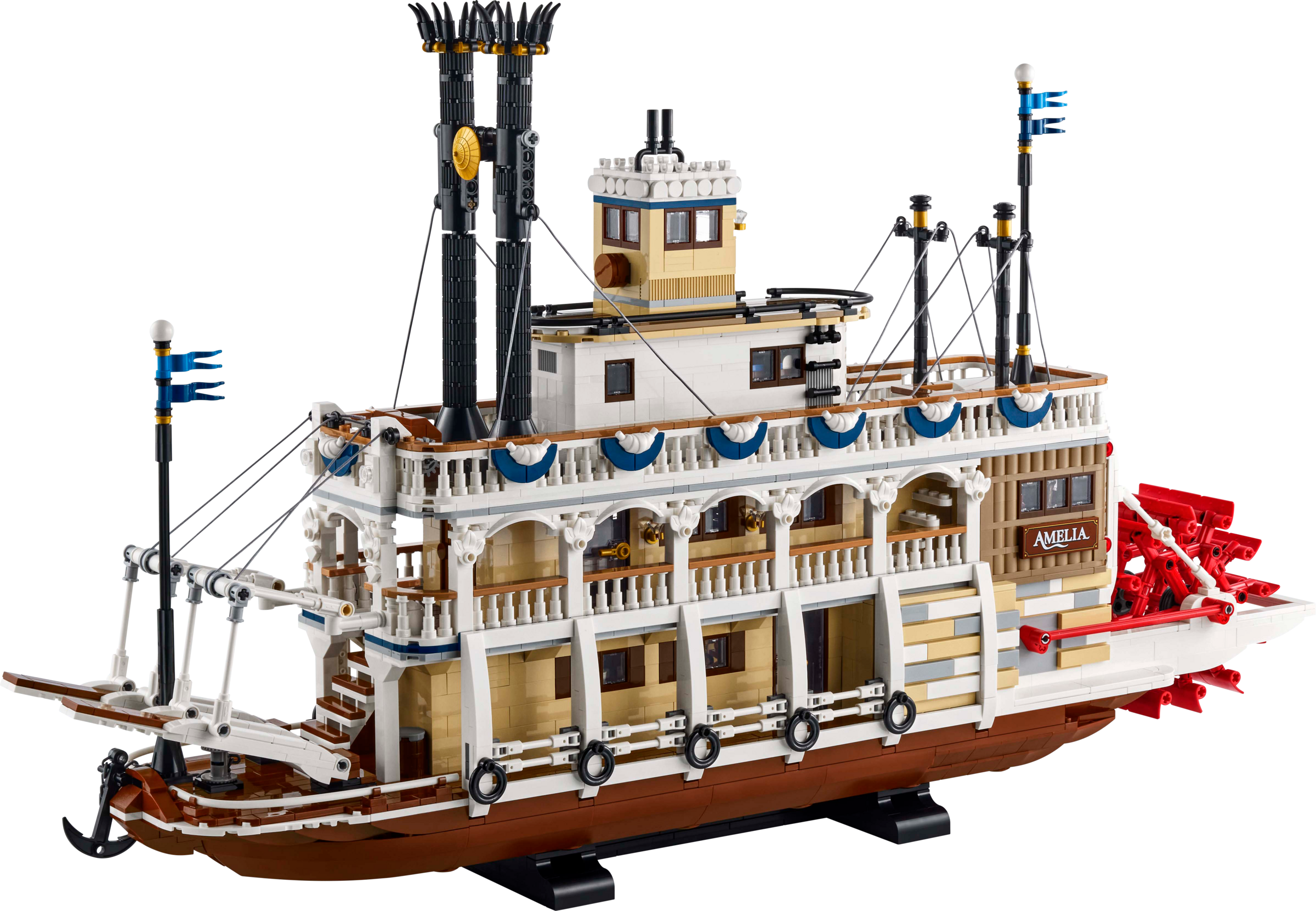 LEGO set 21356-1 River Steamboat - Image 1